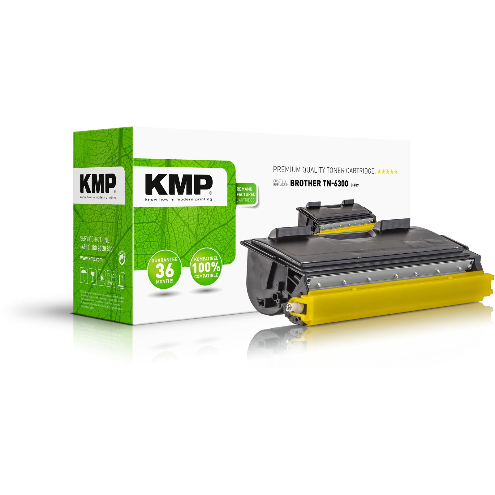 KMP B-T89 kompatibilní toner Brother TN6300, černý