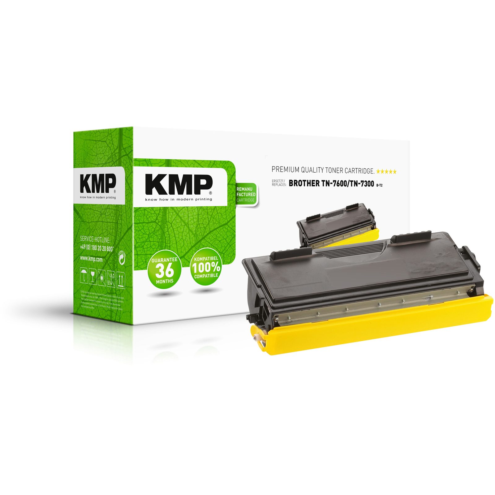 KMP B-T2 kompatibilní toner Brother TN7600, černý
