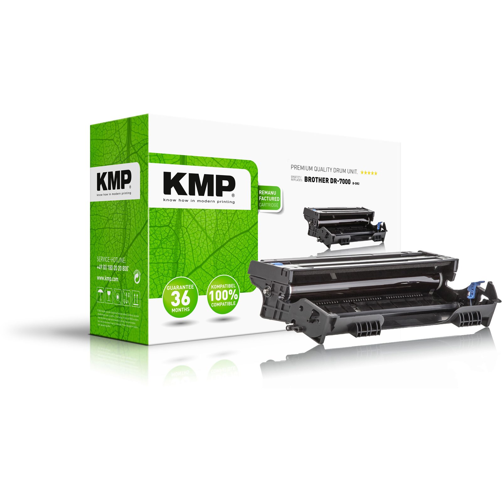KMP B-DR2 kompatibilní fotoválec Brother DR7000, černý