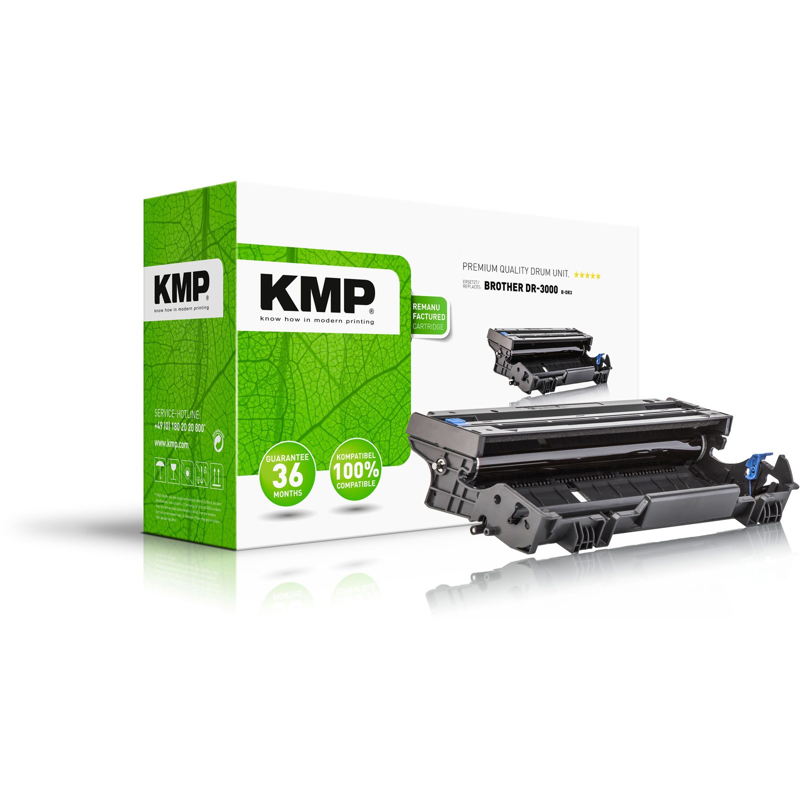 KMP B-DR3 kompatibilní fotoválec Brother DR3000, černý