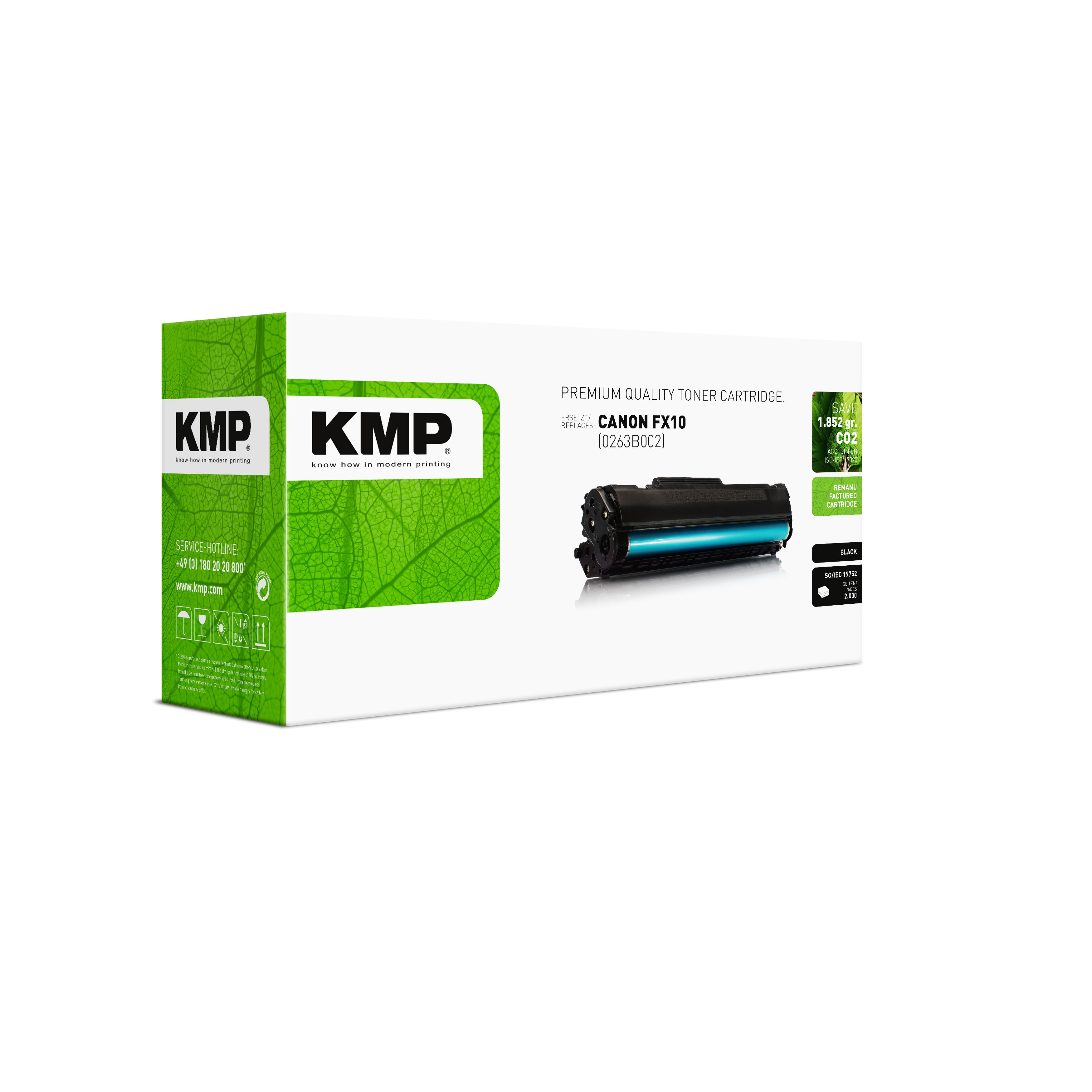 KMP C-T15 kompatibilní toner Canon FX-10, black