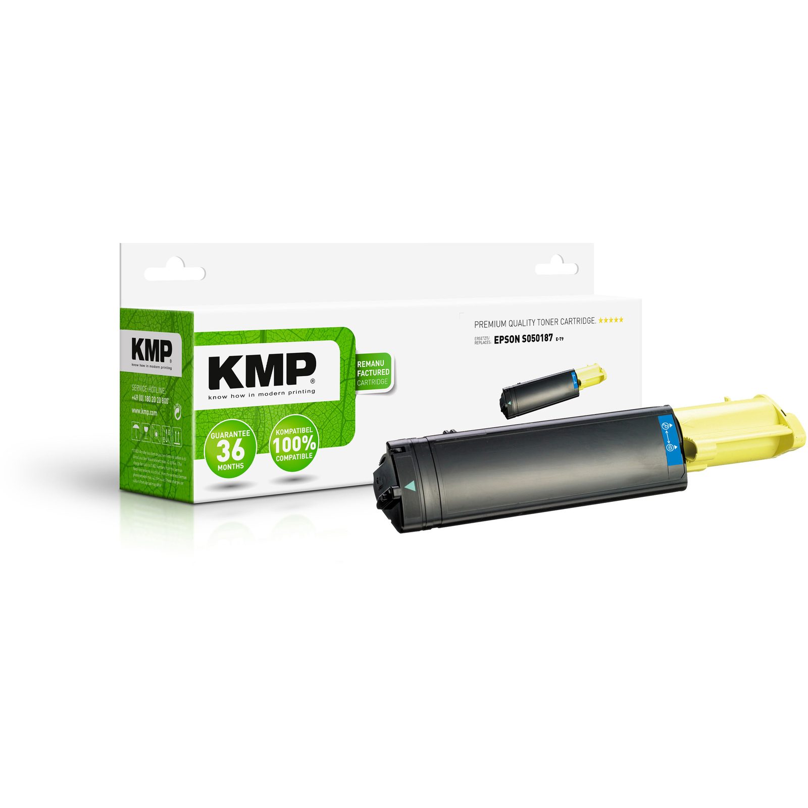 KMP E-T9 kompatibilní toner Epson S050187, žlutý