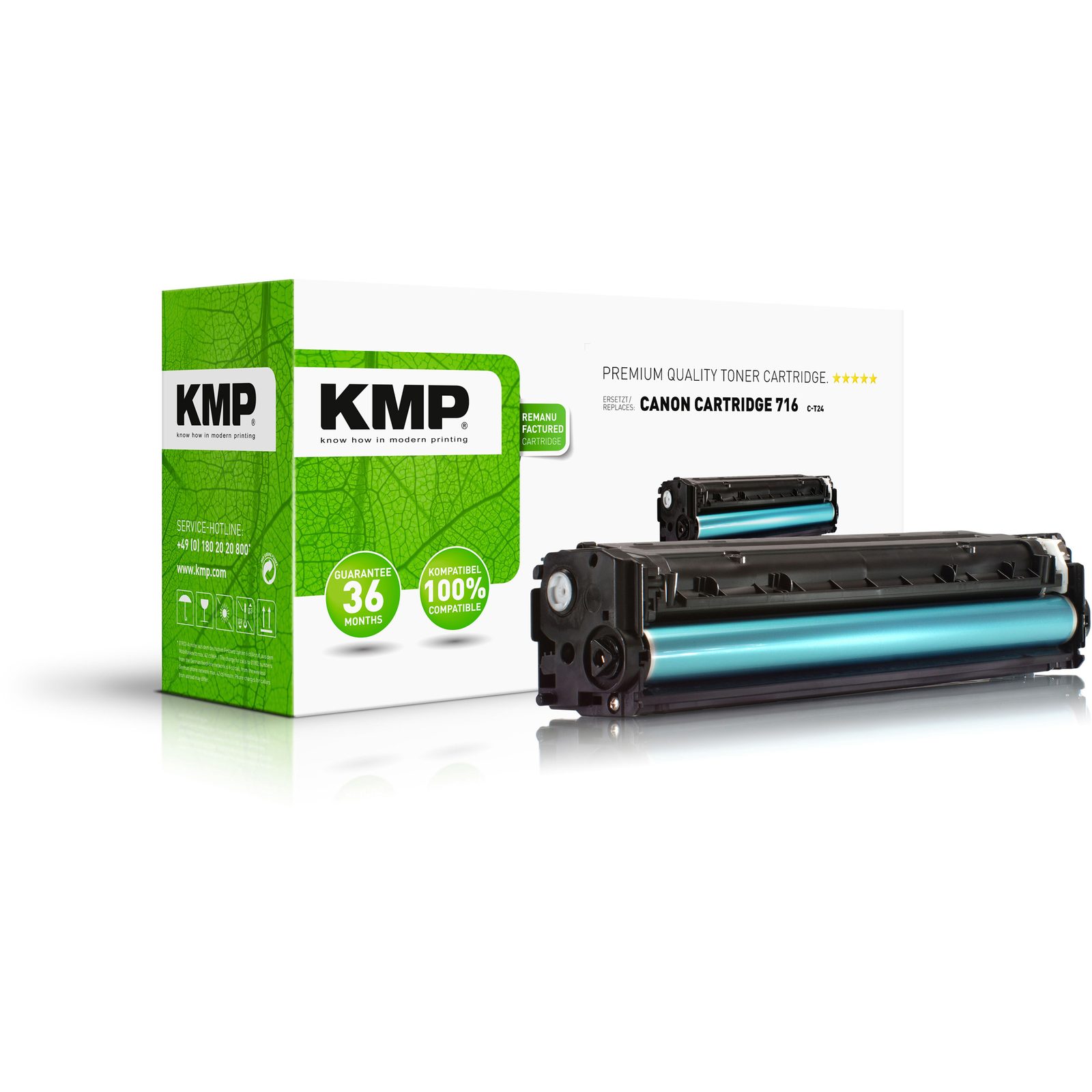 KMP C-T24 kompatibilní toner Canon Cartridge 716, azurový