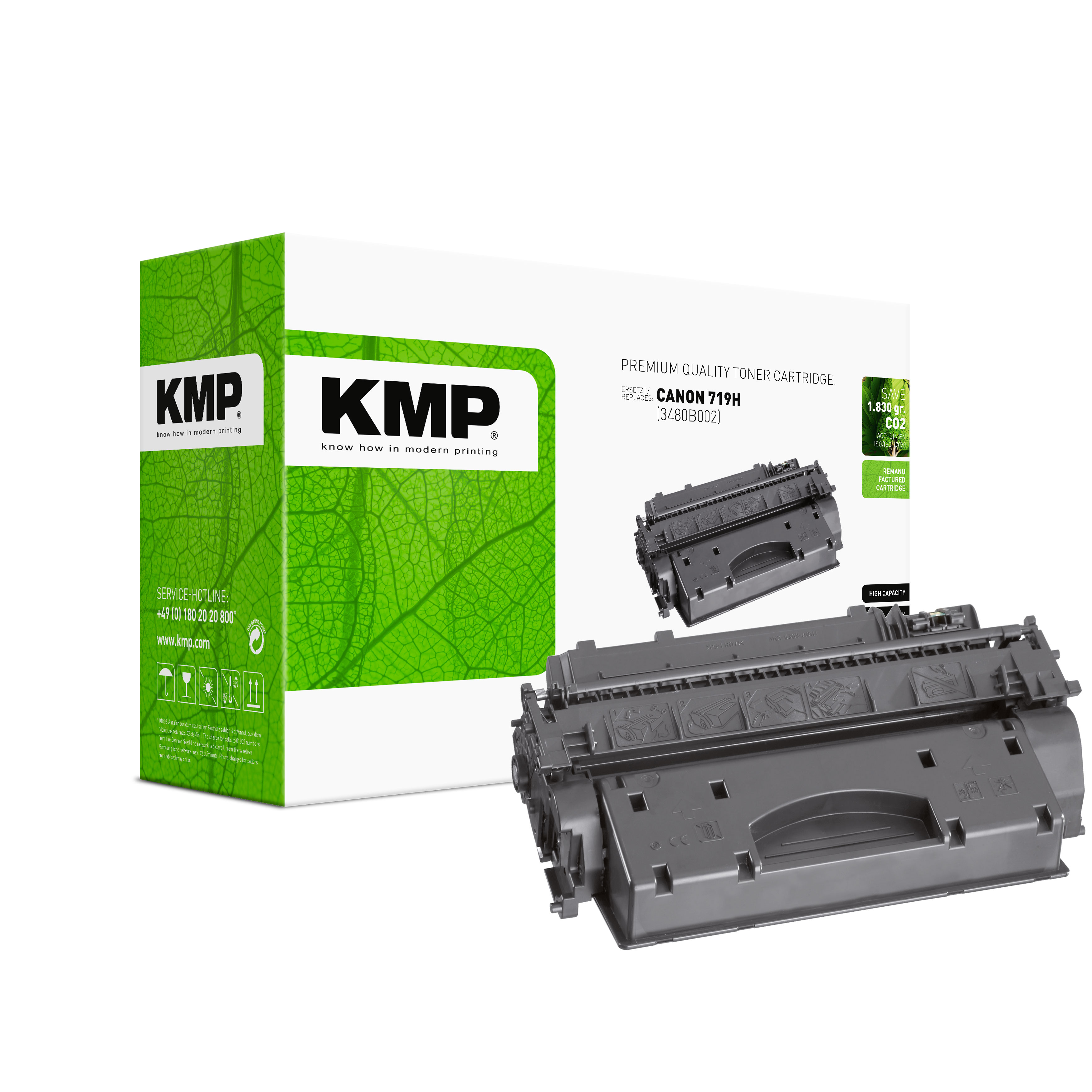KMP C-T238BX kompatibilní toner Canon 719H / 3480B002, černý