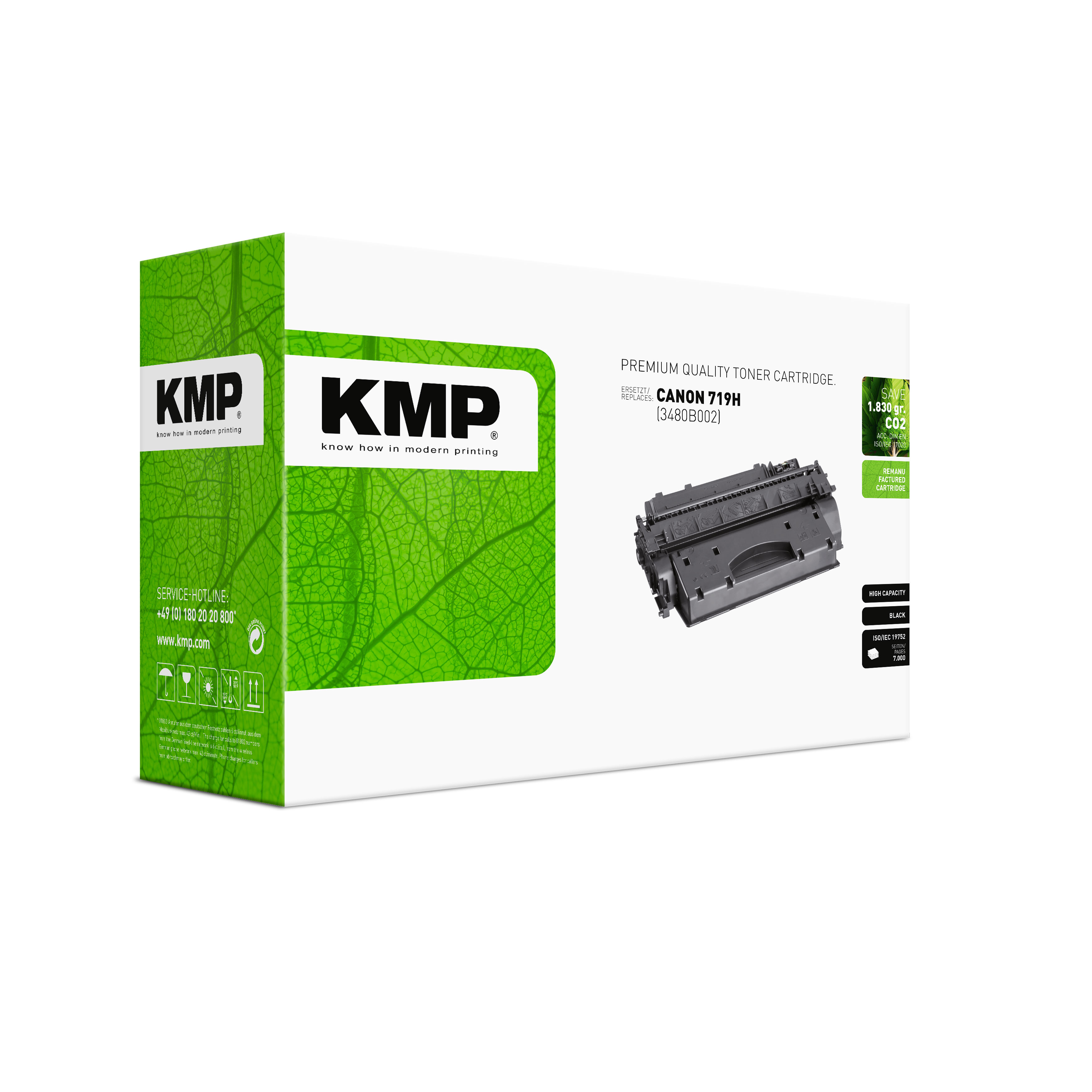 KMP C-T238BX kompatibilní toner CANON 719H, black