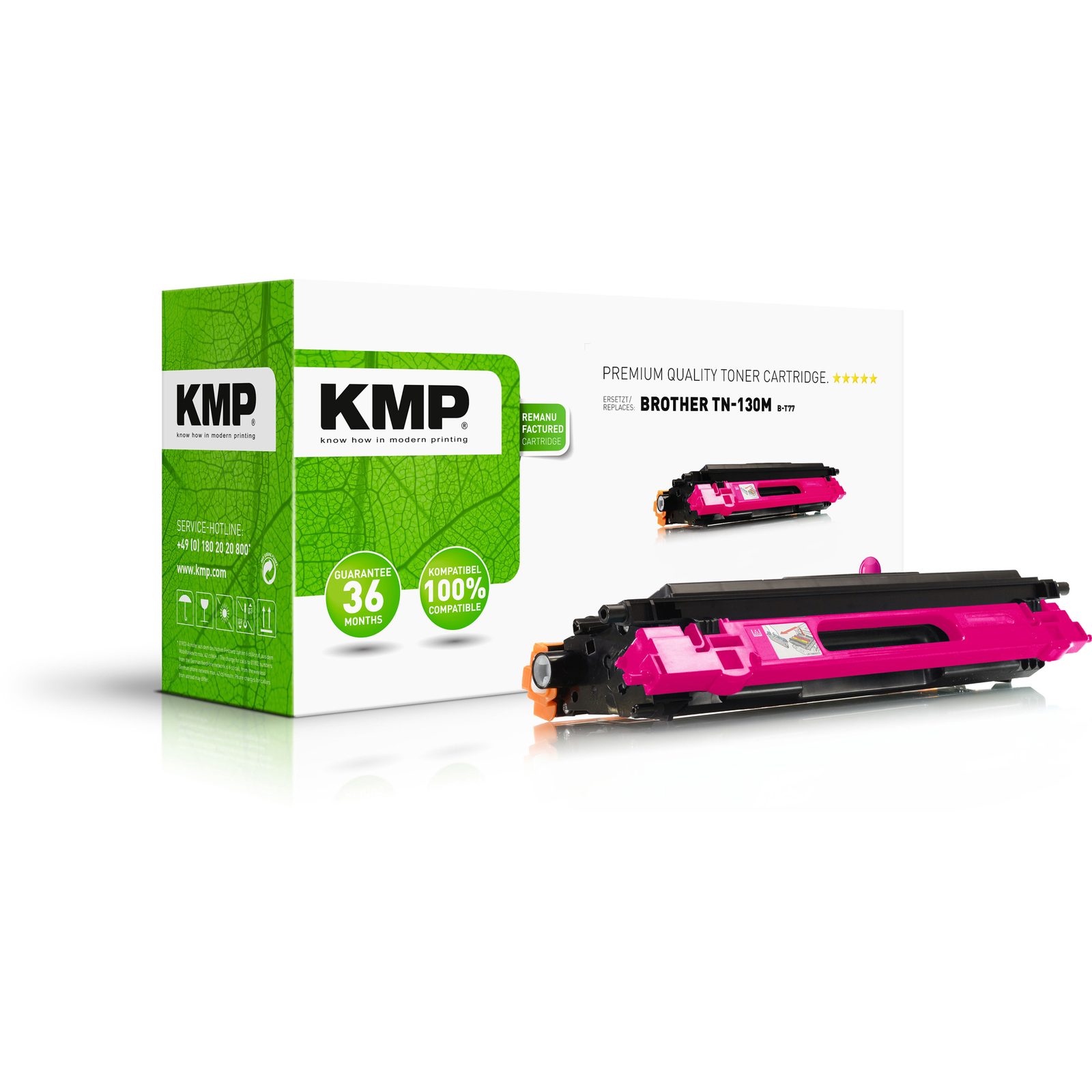KMP B-T77 kompatibilní toner Brother TN130M, purpurový