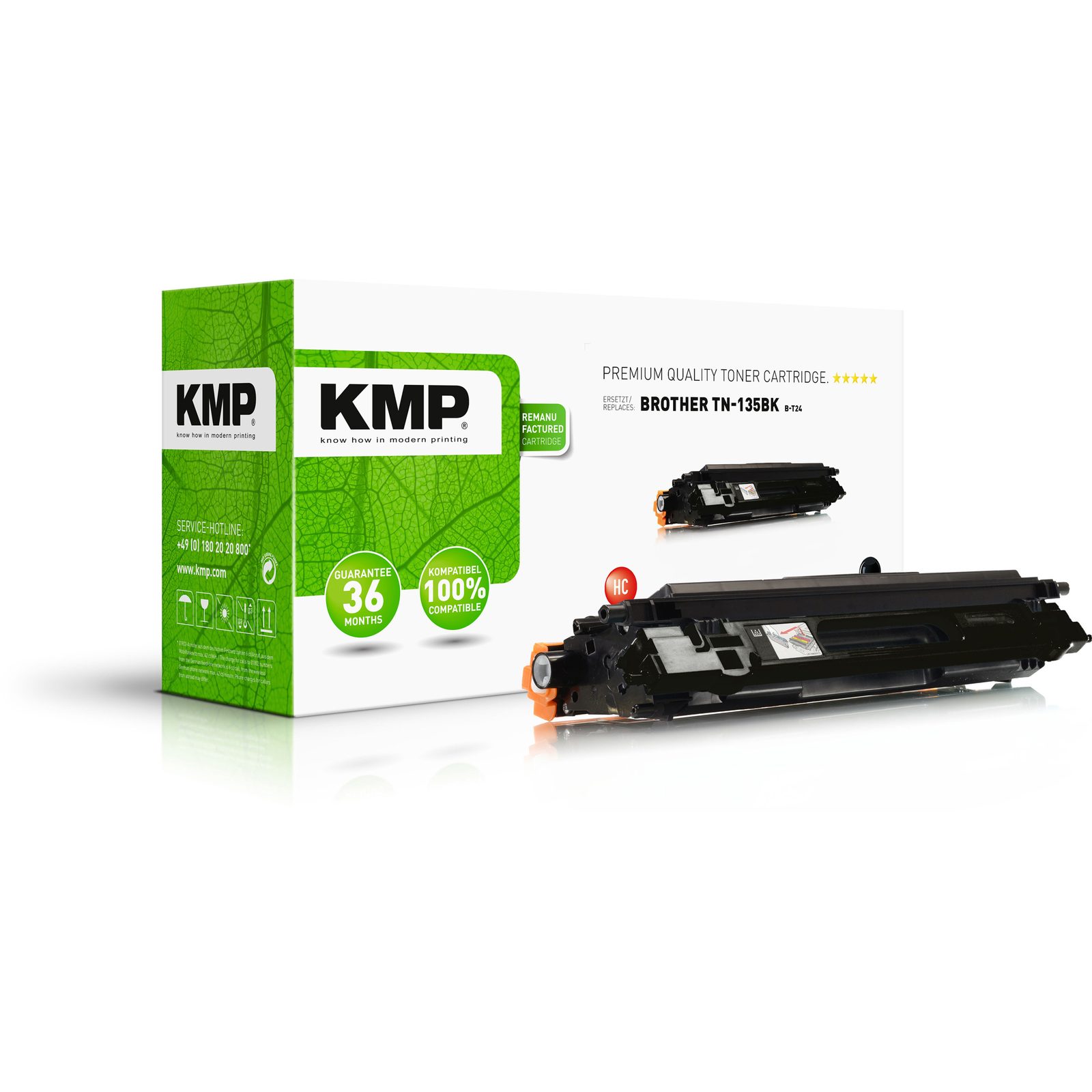 KMP B-T24 kompatibilní toner Brother TN135Bk, černý
