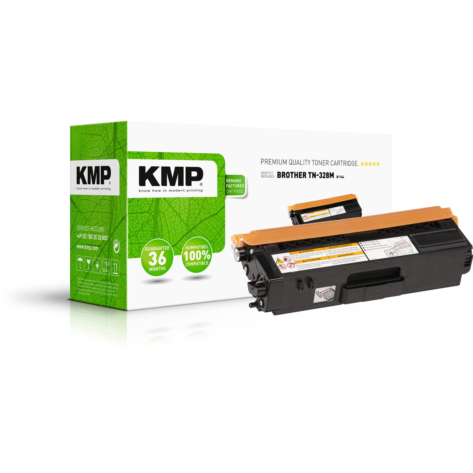 KMP B-T44 kompatibilní toner Brother TN328M, purpurový