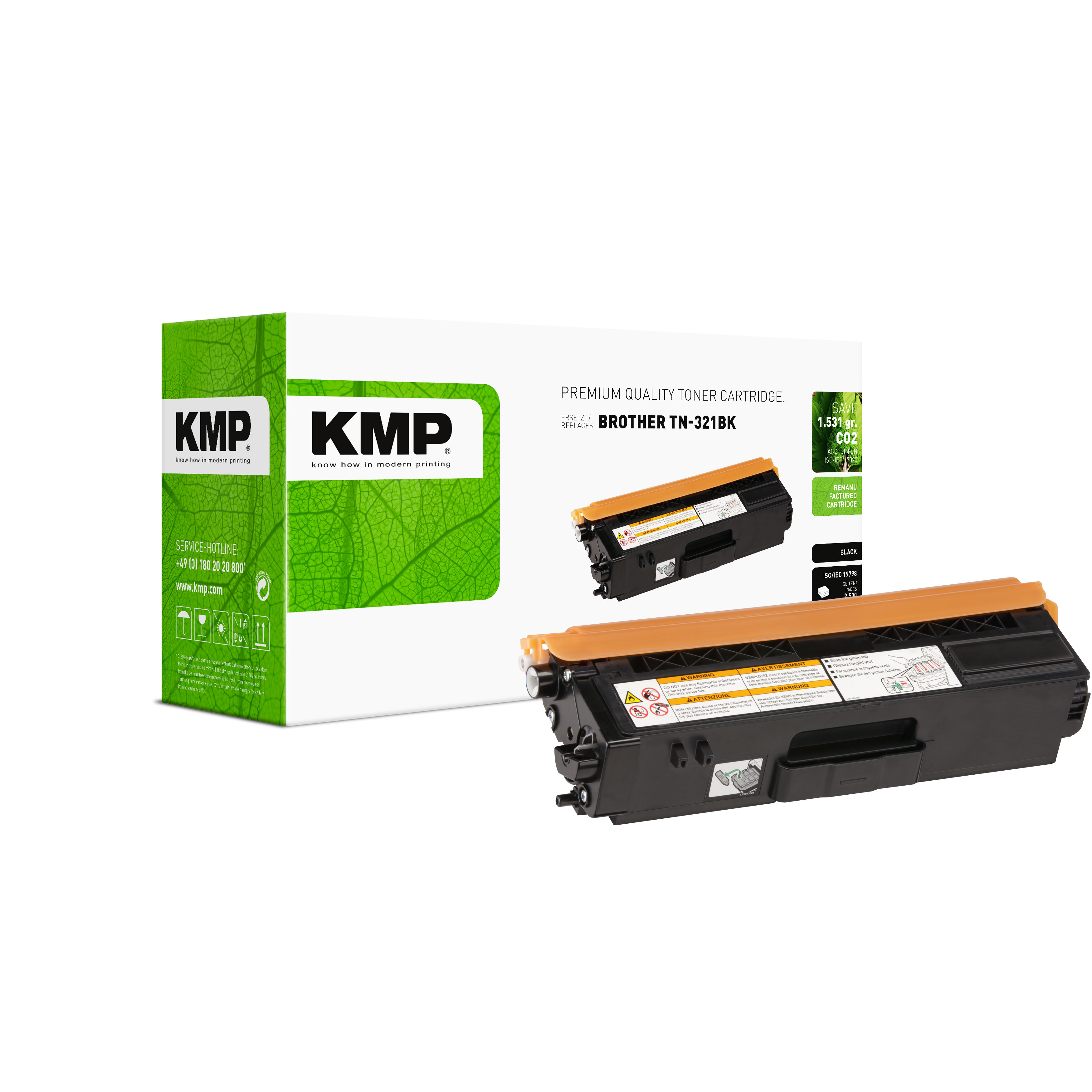 KMP B-T90 kompatibilní toner Brother TN321BK, černý