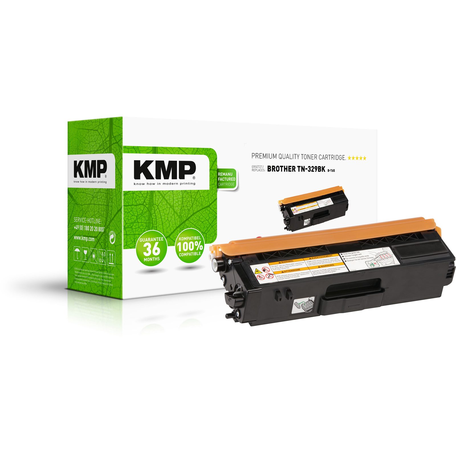 KMP B-T65 kompatibilní toner Brother TN329BK, černý