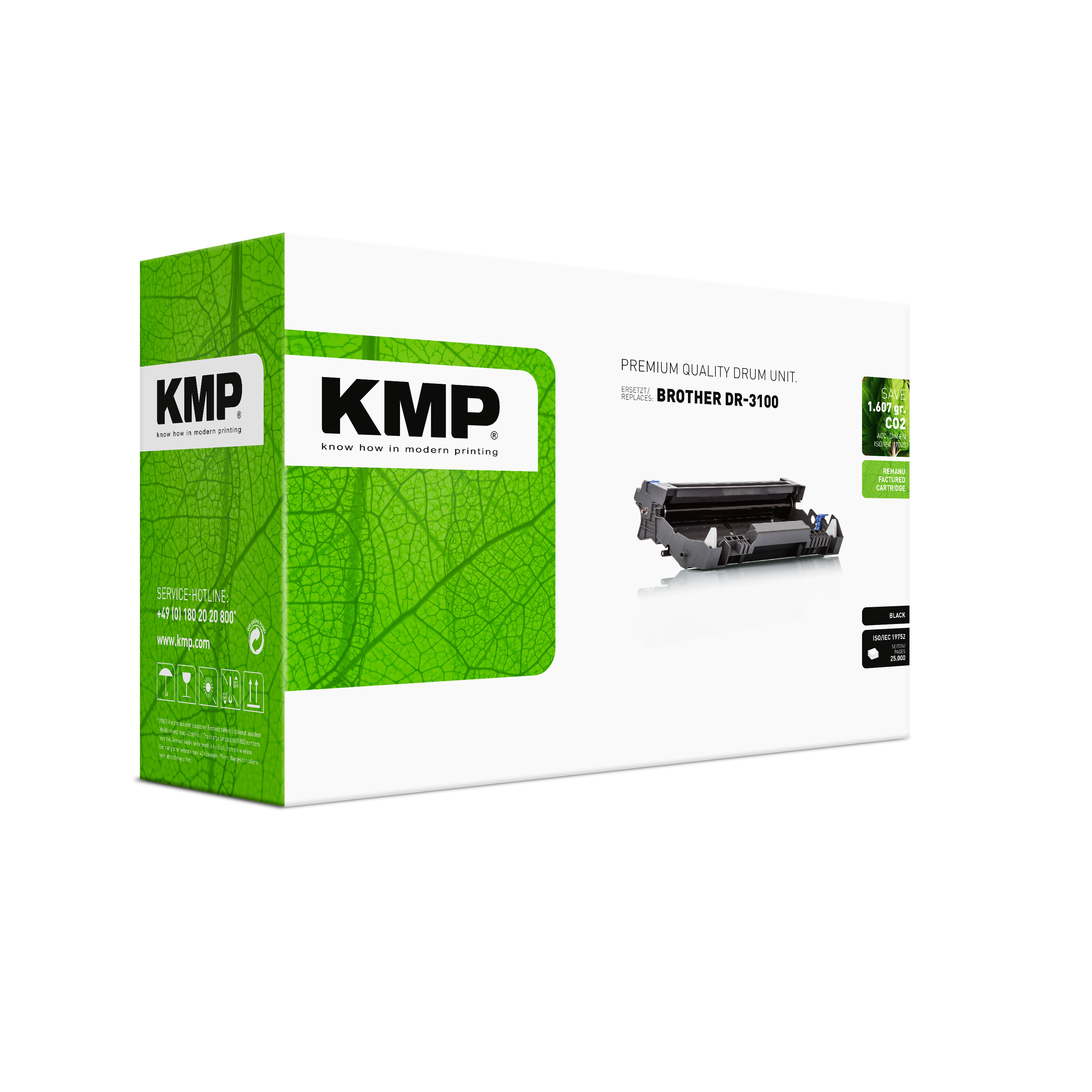 KMP B-DR15 kompatibilní fotoválec Brother DR-3100, black