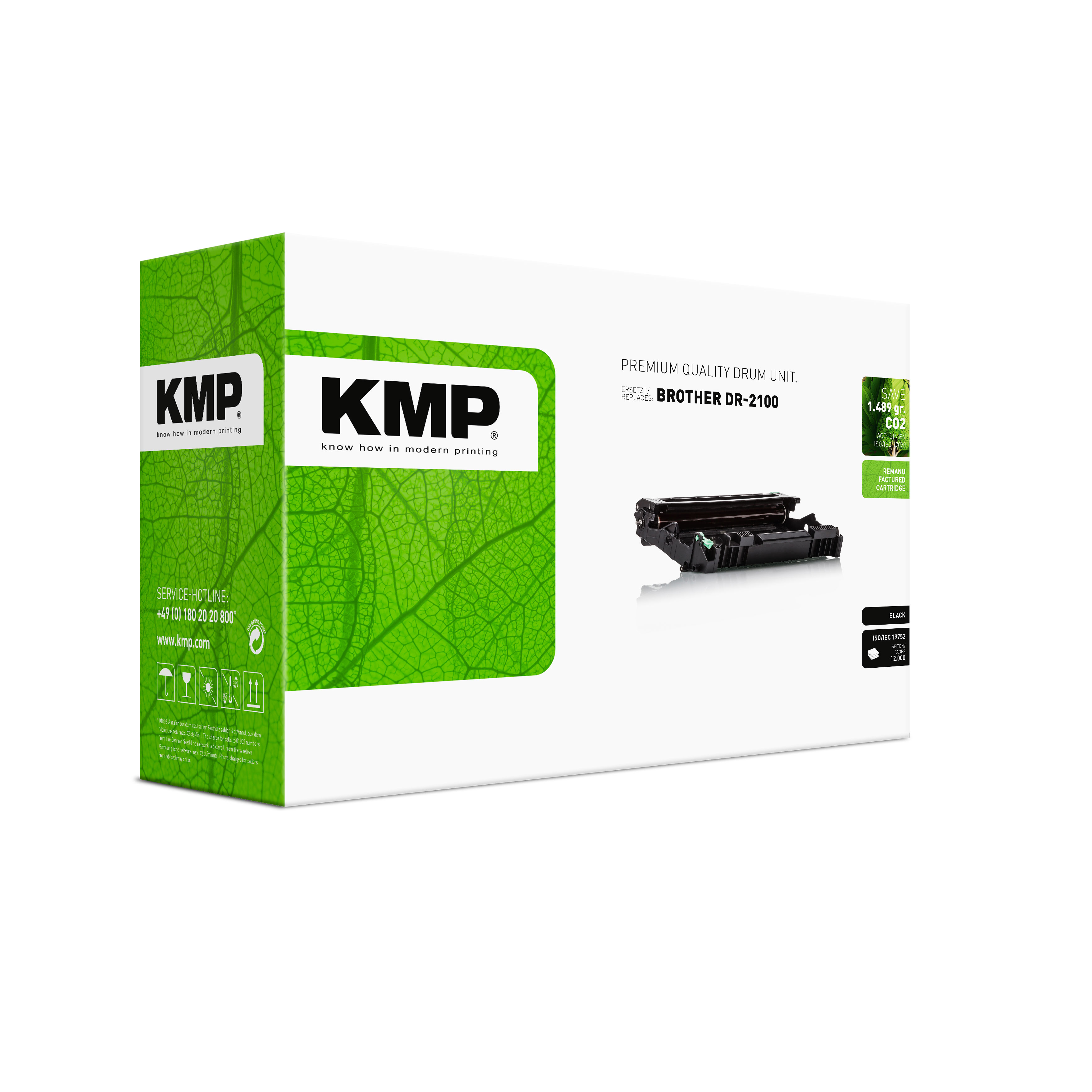 KMP B-DR17 kompatibilní fotoválec Brother DR-2100, black