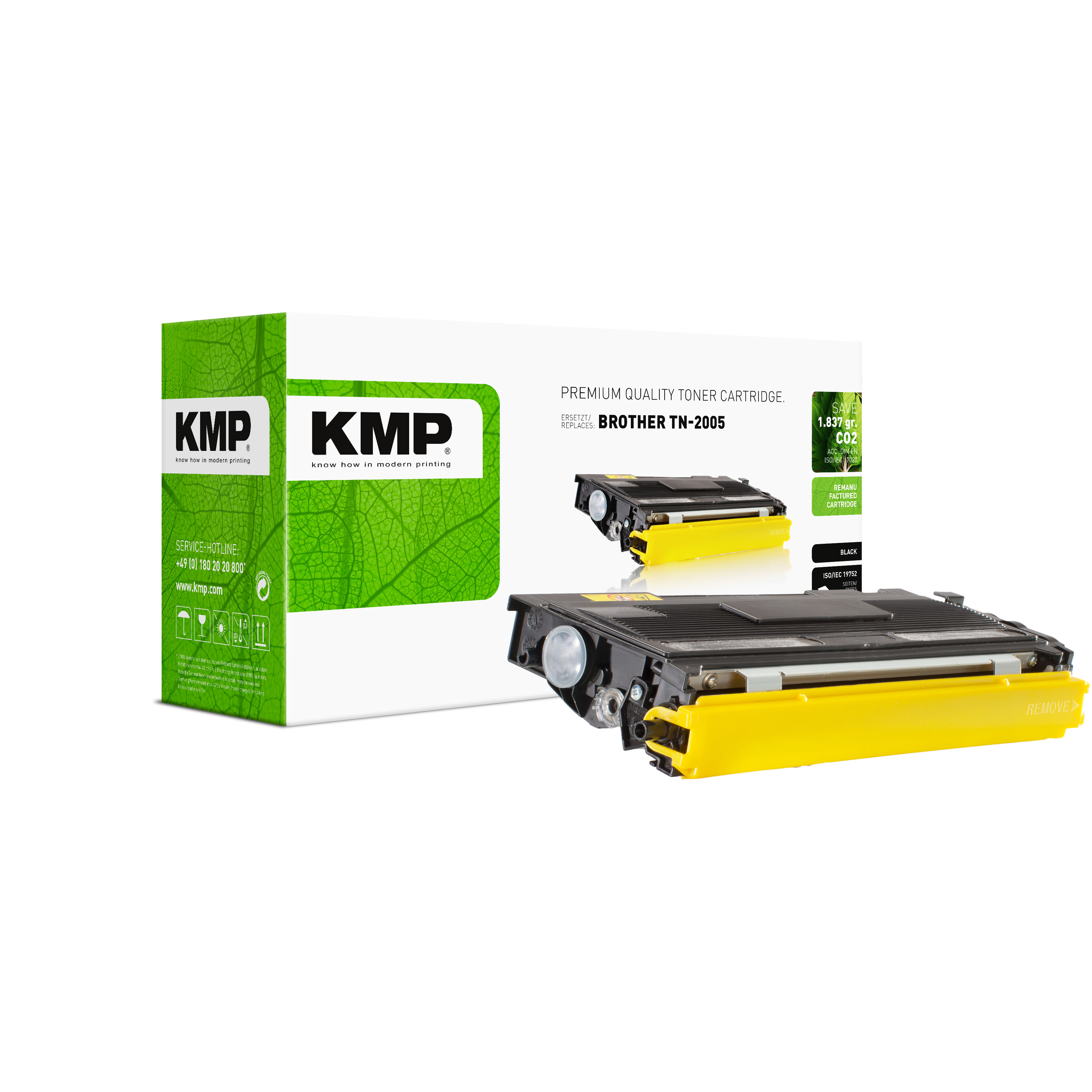 KMP B-T23 kompatibilní toner Brother TN2005, černý