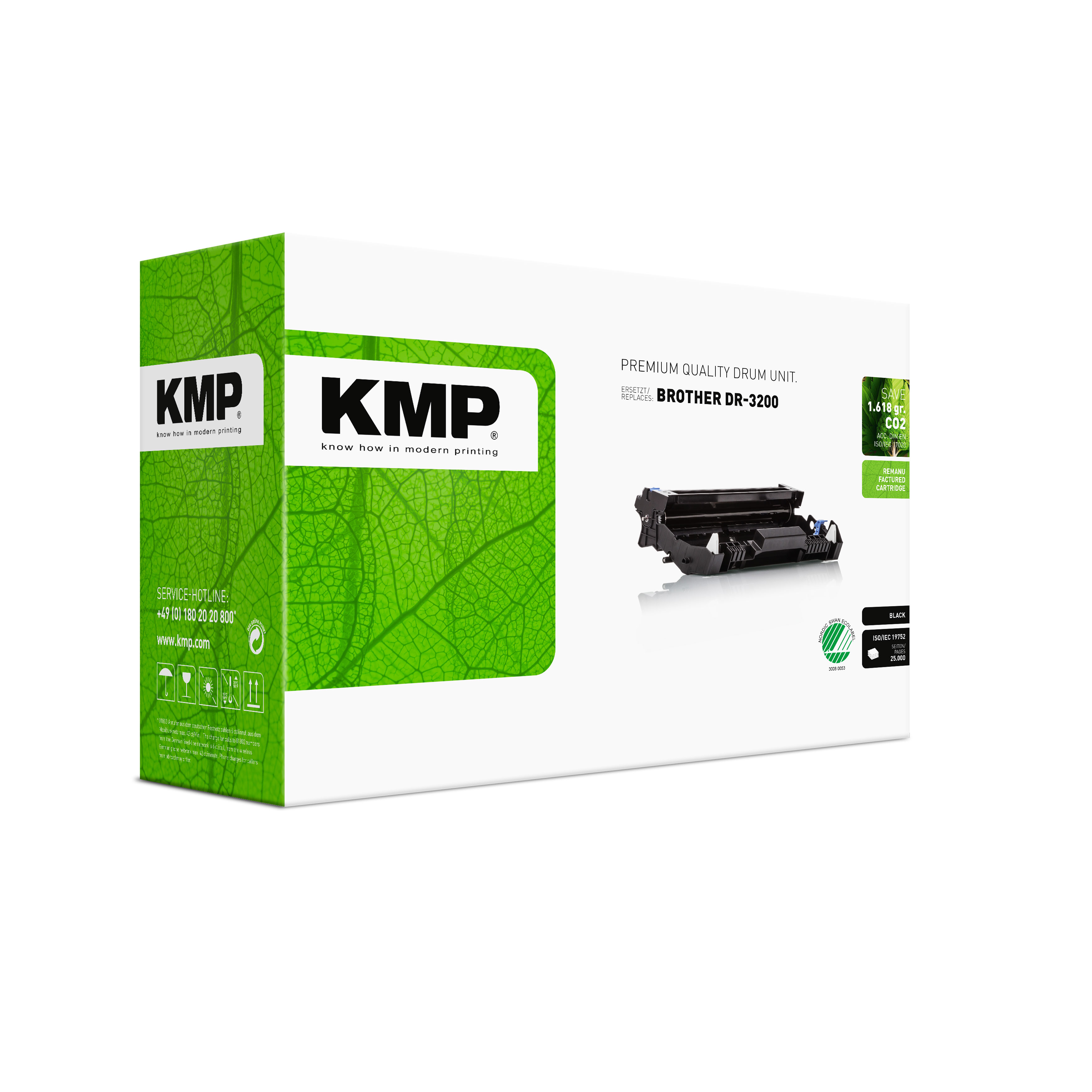KMP B-DR18 kompatibilní fotoválec Brother DR-3200, black