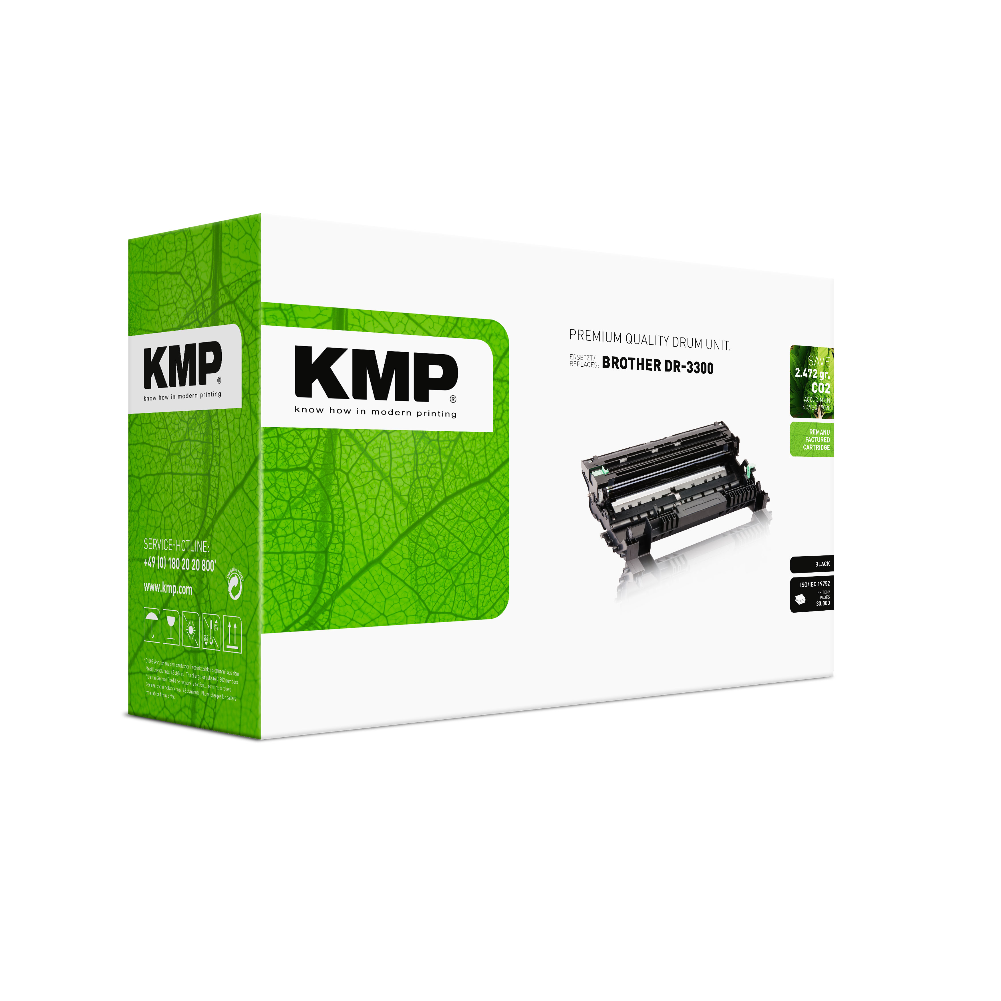 KMP B-DR21 kompatibilní fotoválec Brother DR-3300, black