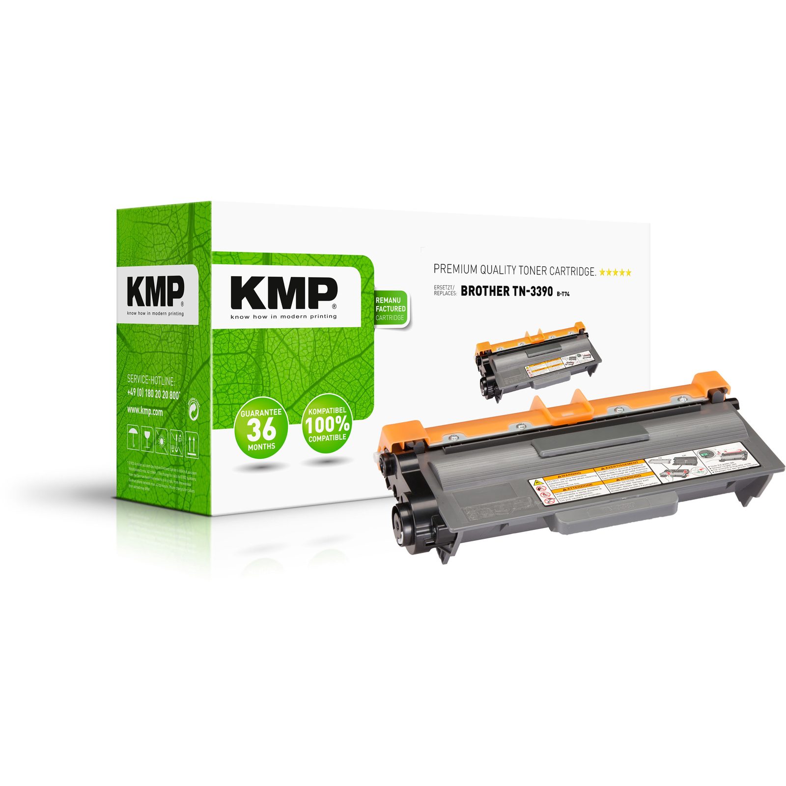 KMP B-T74 kompatibilní toner Brother TN3390, černý