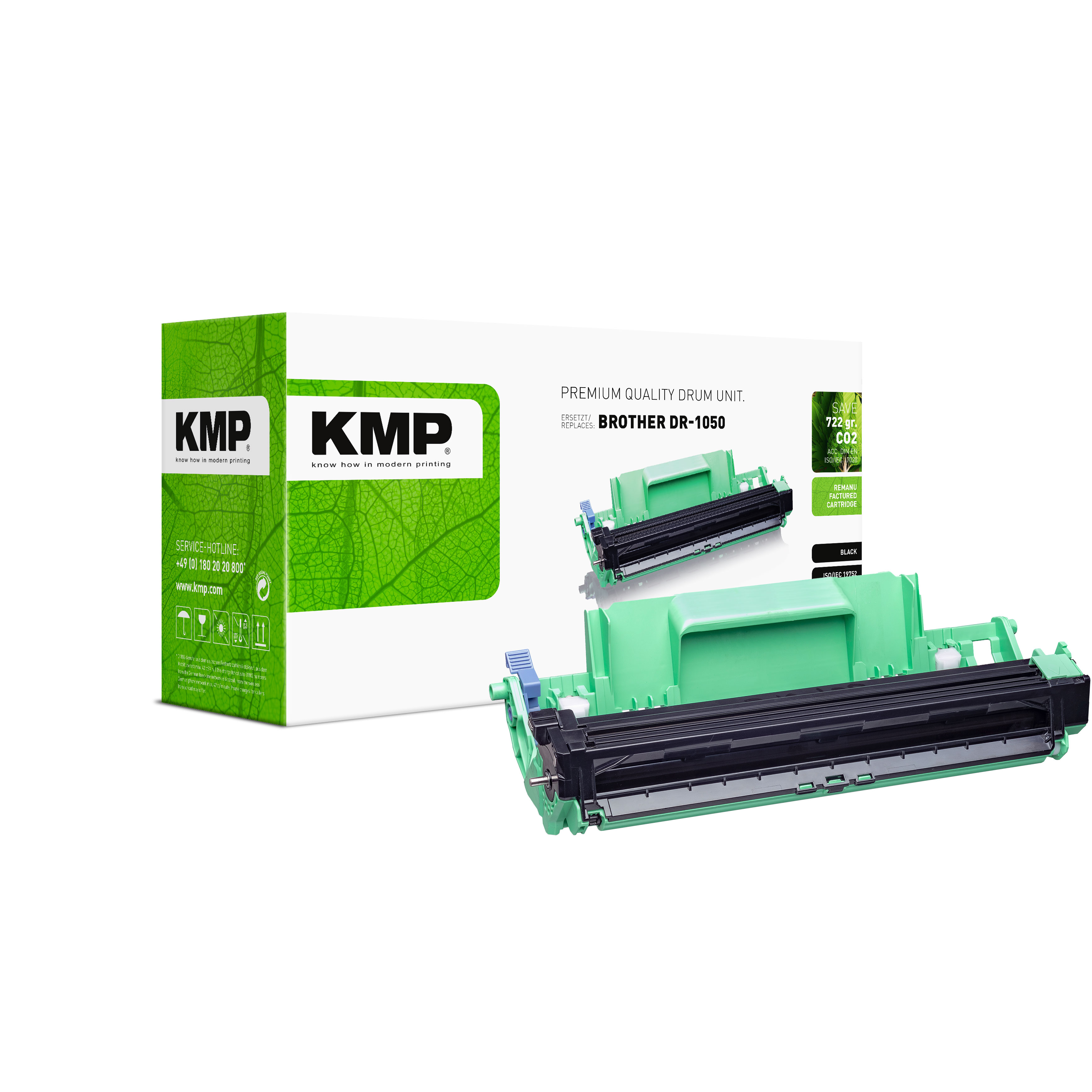 KMP B-DR29 kompatibilní fotoválec Brother DR1030 DR1050 / DR-1050, černý