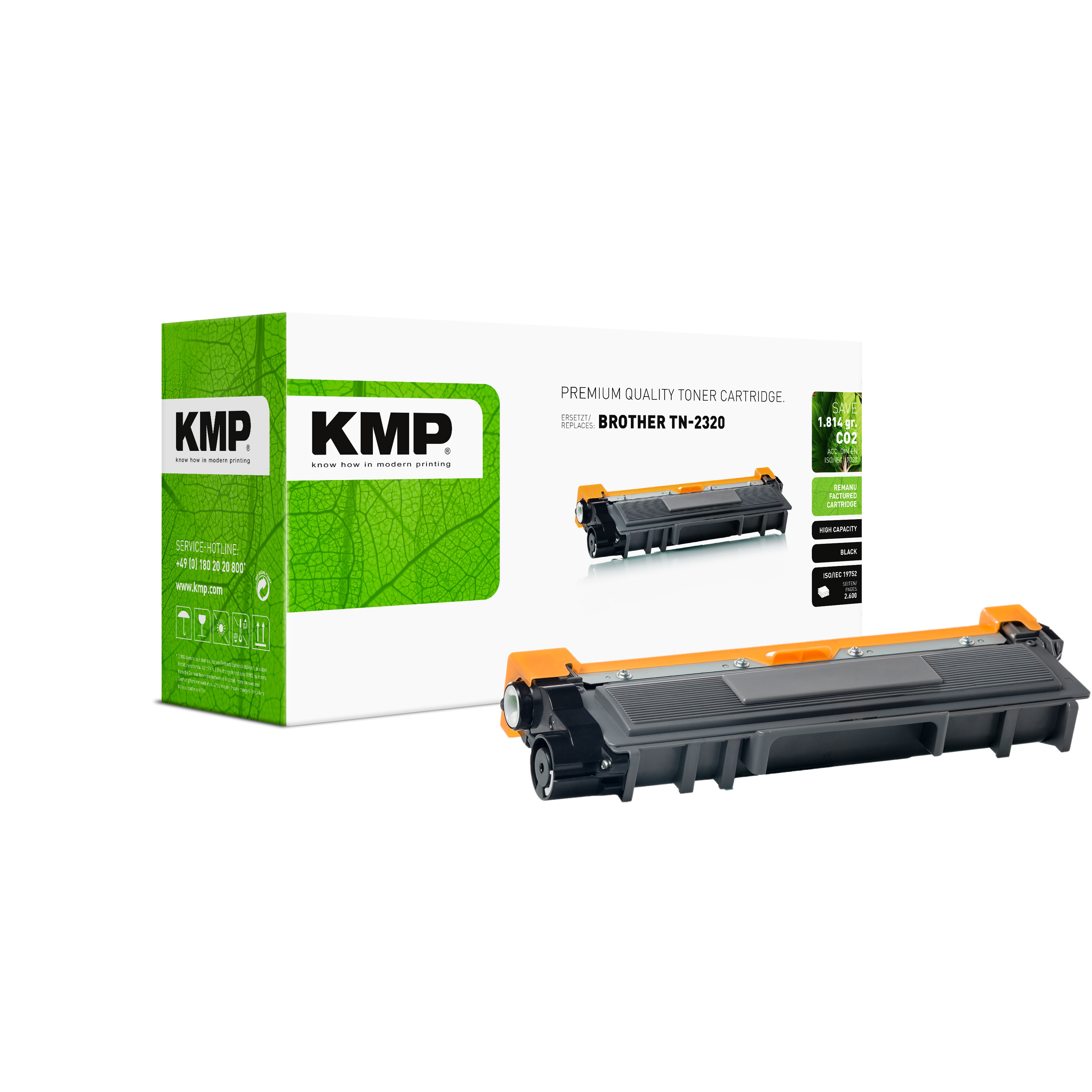 KMP B-T56 kompatibilní toner Brother TN2320/,TN2310 / TN-2310, černý
