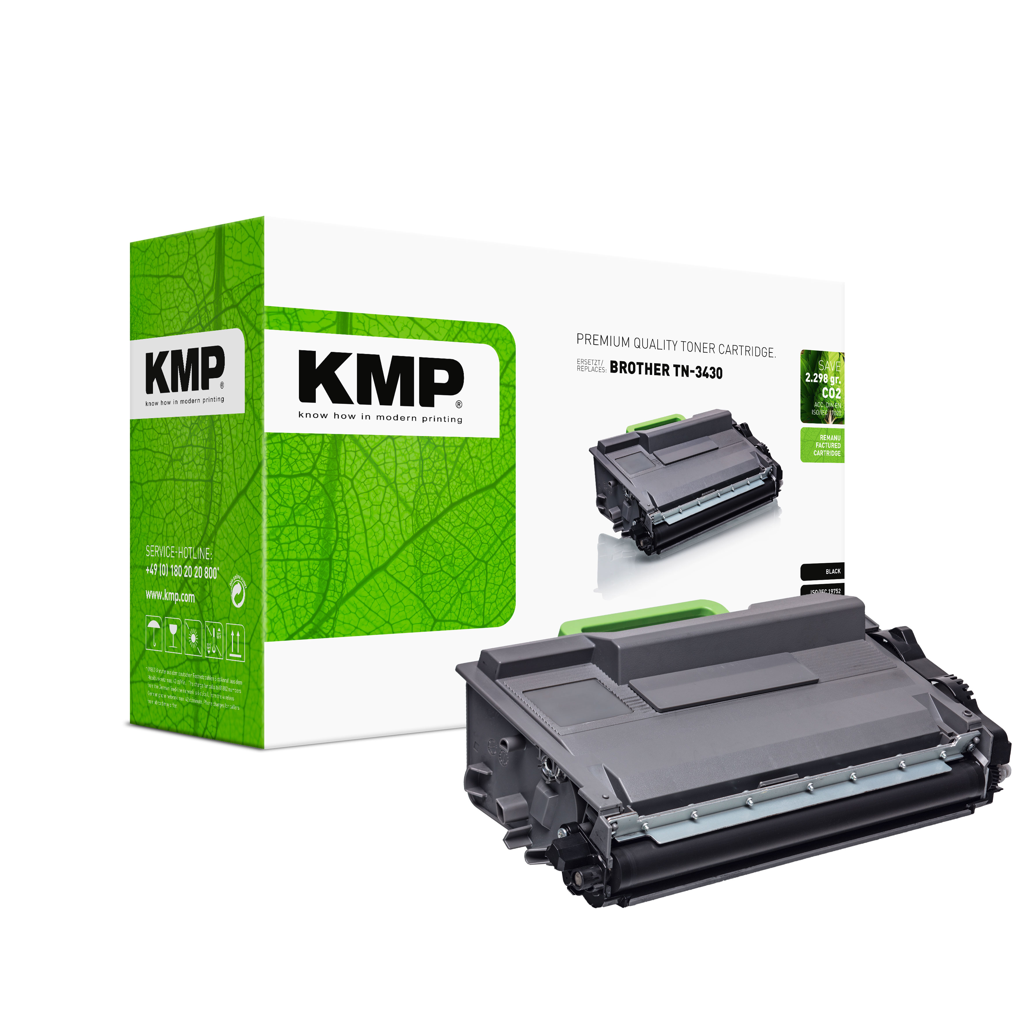 KMP B-T103 kompatibilní toner Brother TN-3430, černý