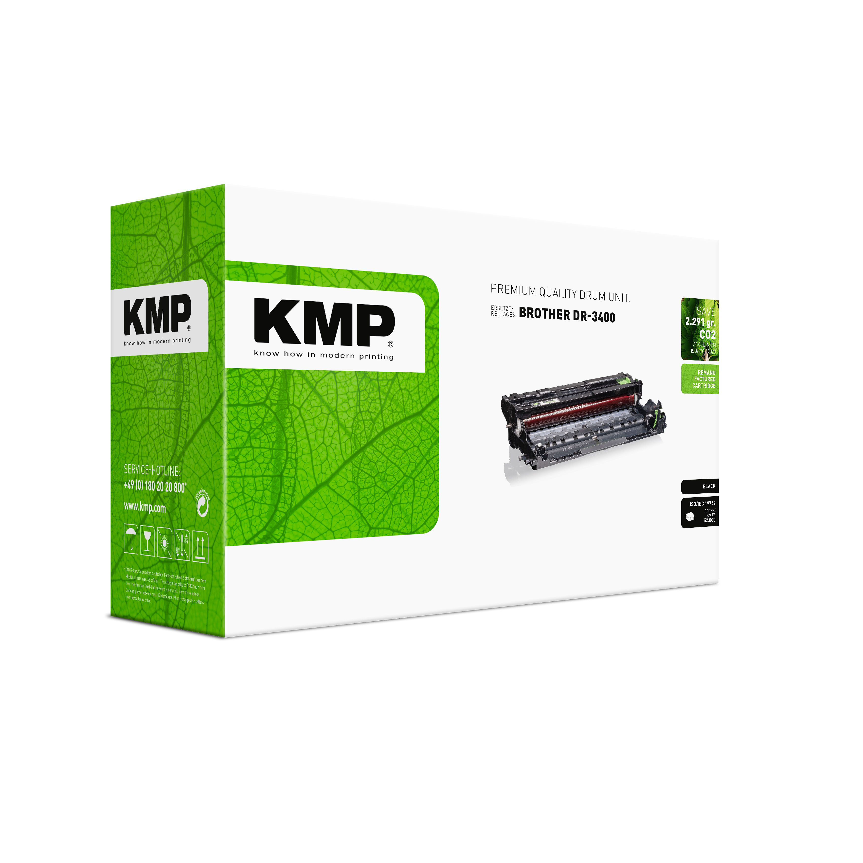 KMP B-DR28 kompatibilní fotoválec Brother DR-3400, black