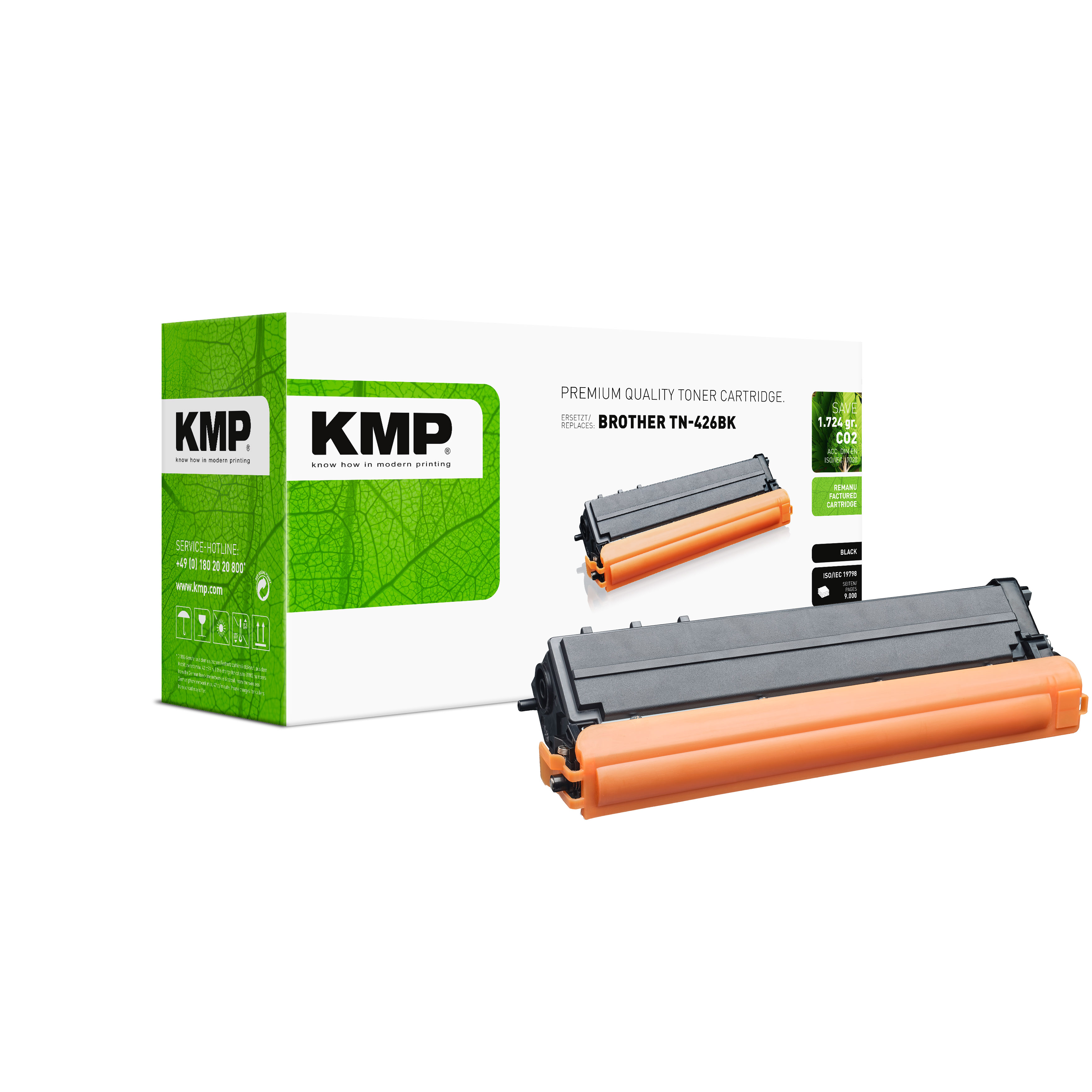 KMP B-T117 kompatibilní toner Brother TN-426BK, černý