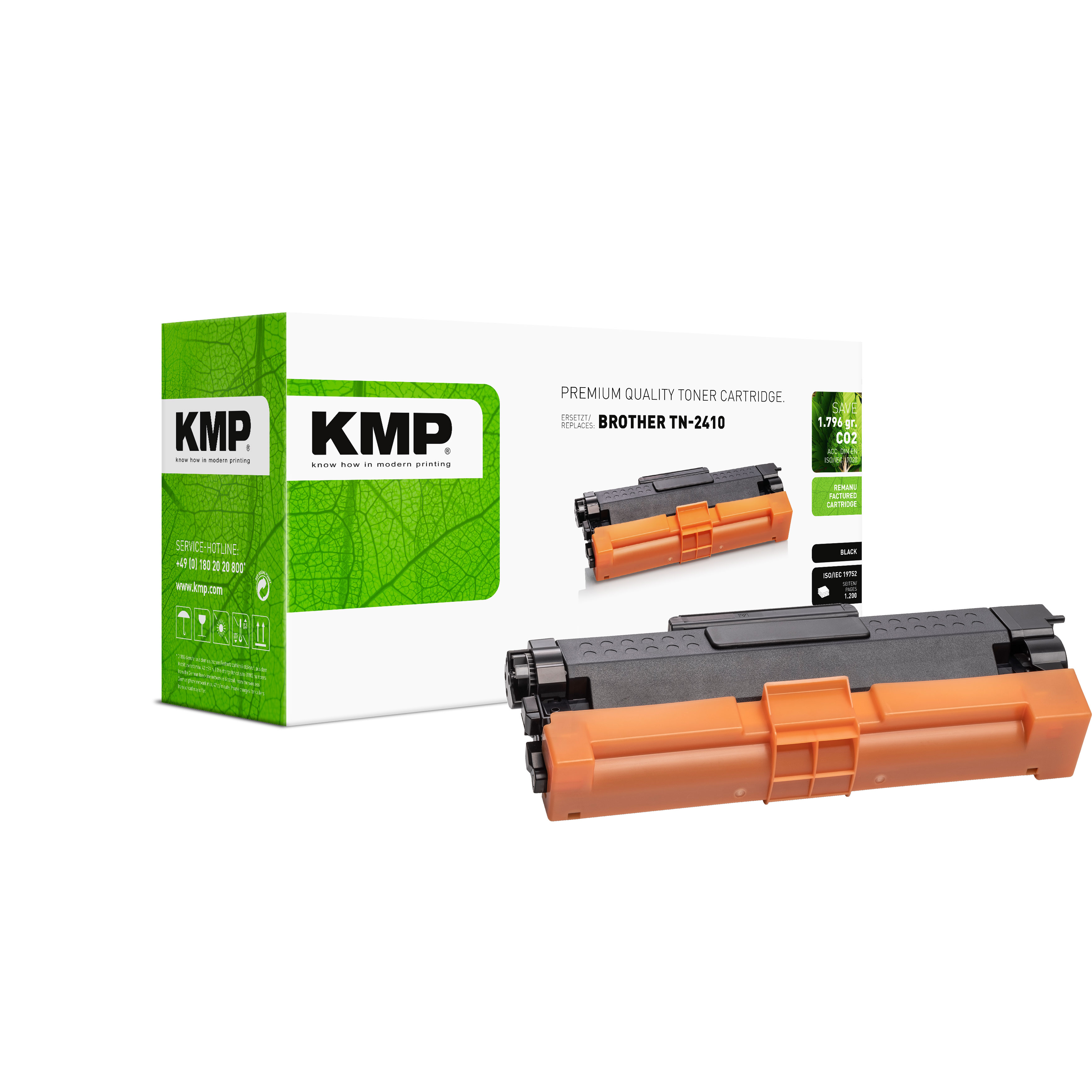 KMP B-T115 kompatibilní toner Brother TN-2410, černý