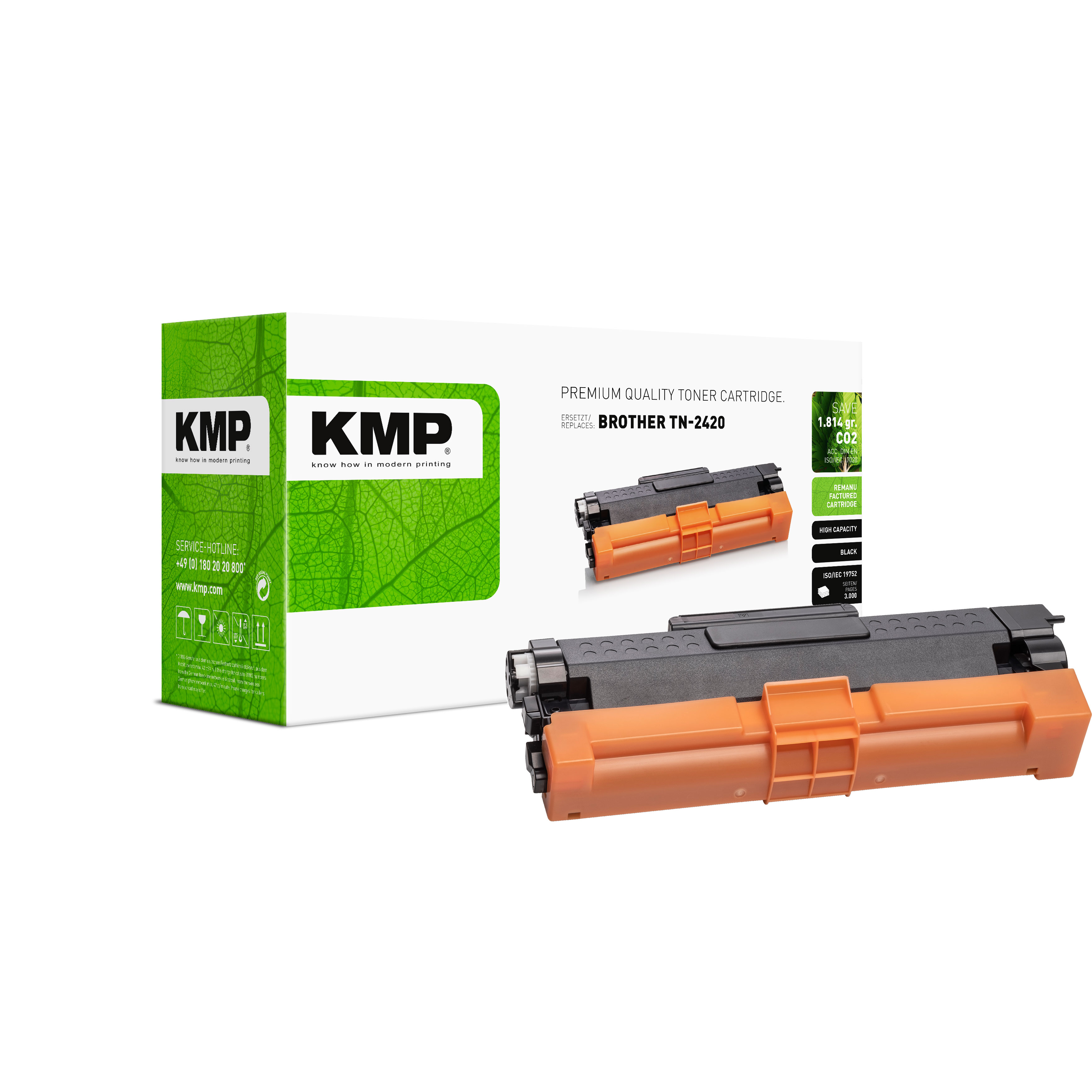 KMP B-T116 kompatibilní toner Brother TN-2420, černý