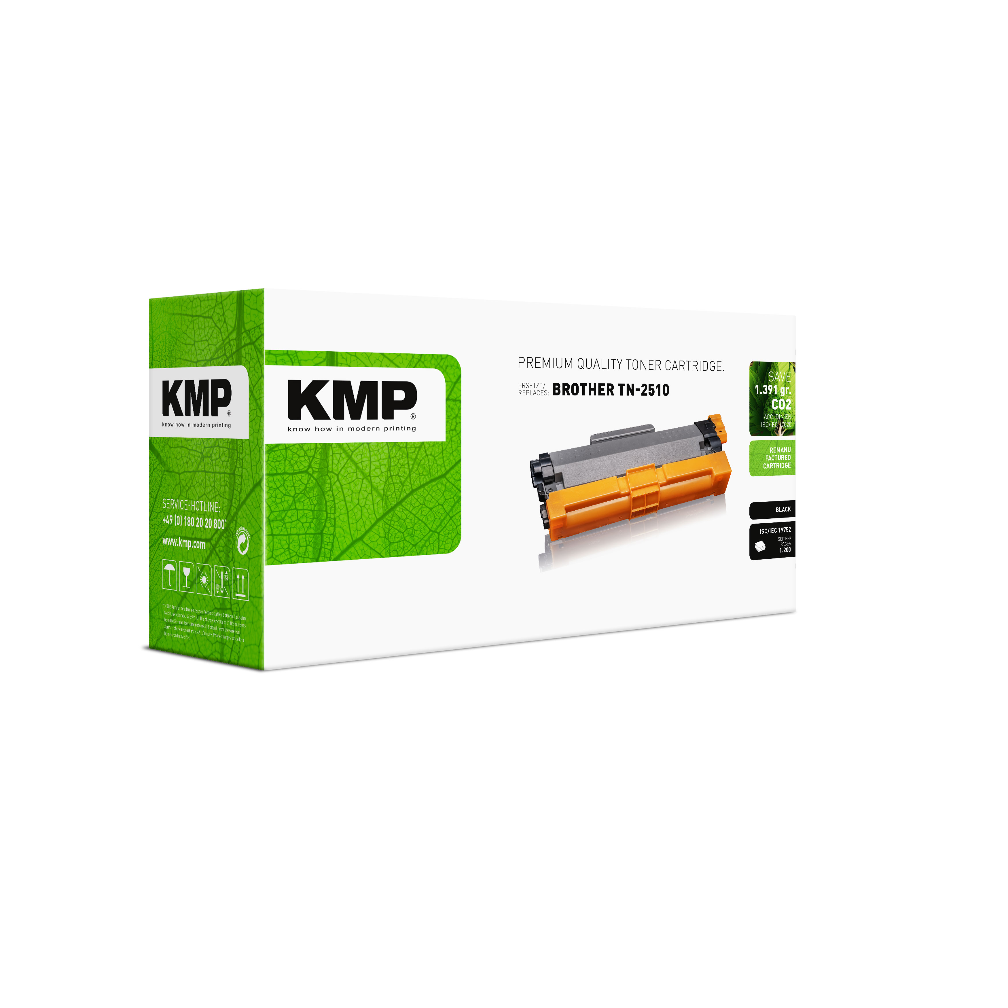 KMP B-T126 kompatibilní toner Brother TN-2510, black
