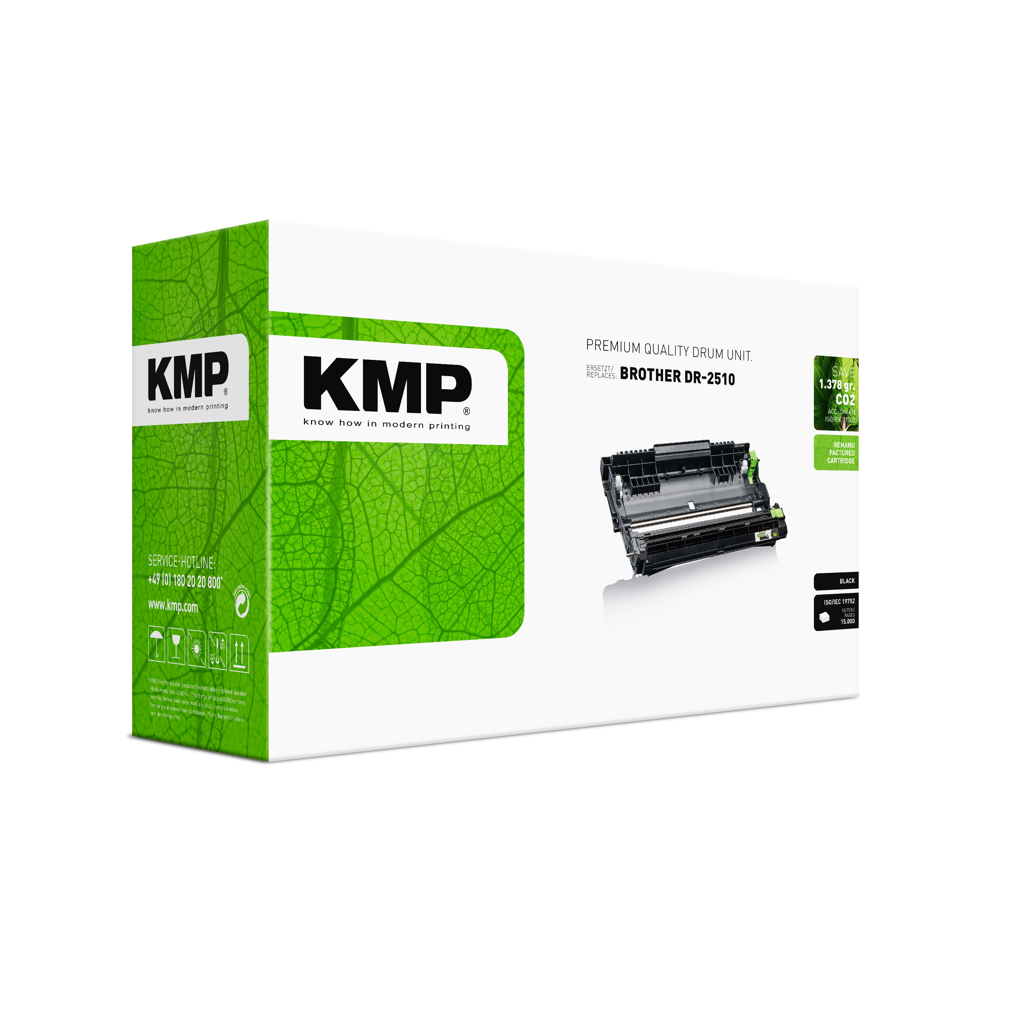 KMP B-DR126 kompatibilní fotoválec Brother DR-2510, black