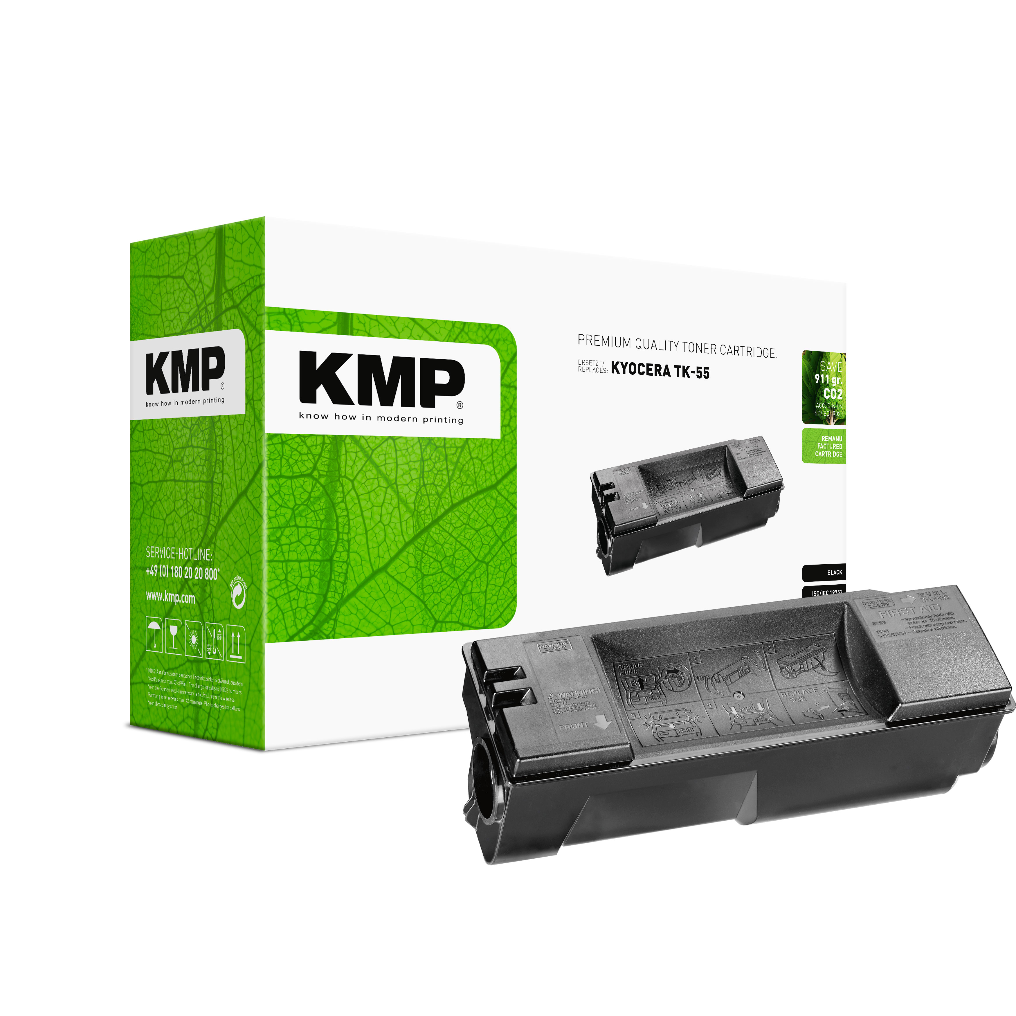 KMP K-T11 kompatibilní toner Kyocera TK55, černý