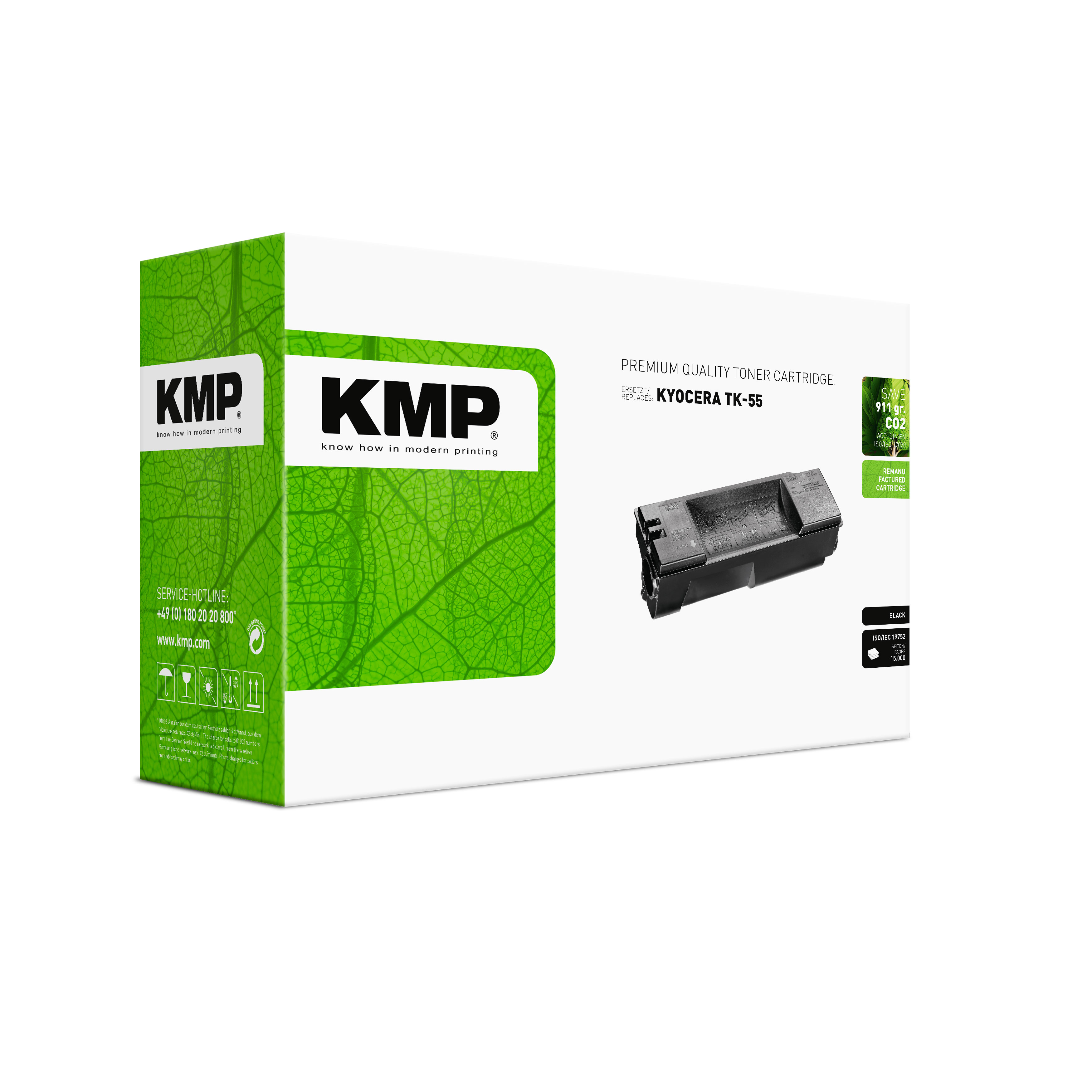 KMP K-T11 kompatibilní toner Kyocera TK-55, black