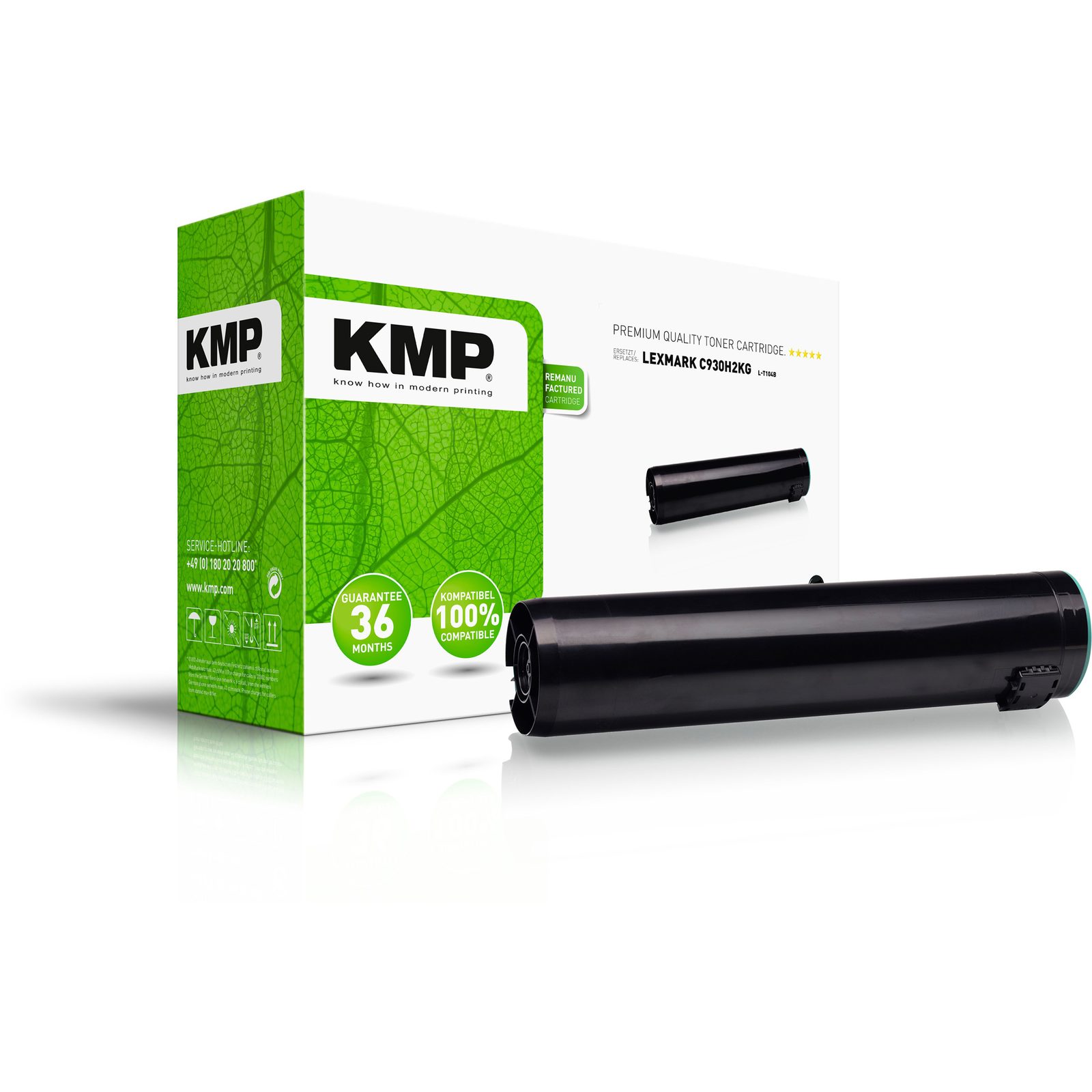KMP L-T104B kompatibilní toner Lexmark C930H2KG, černý