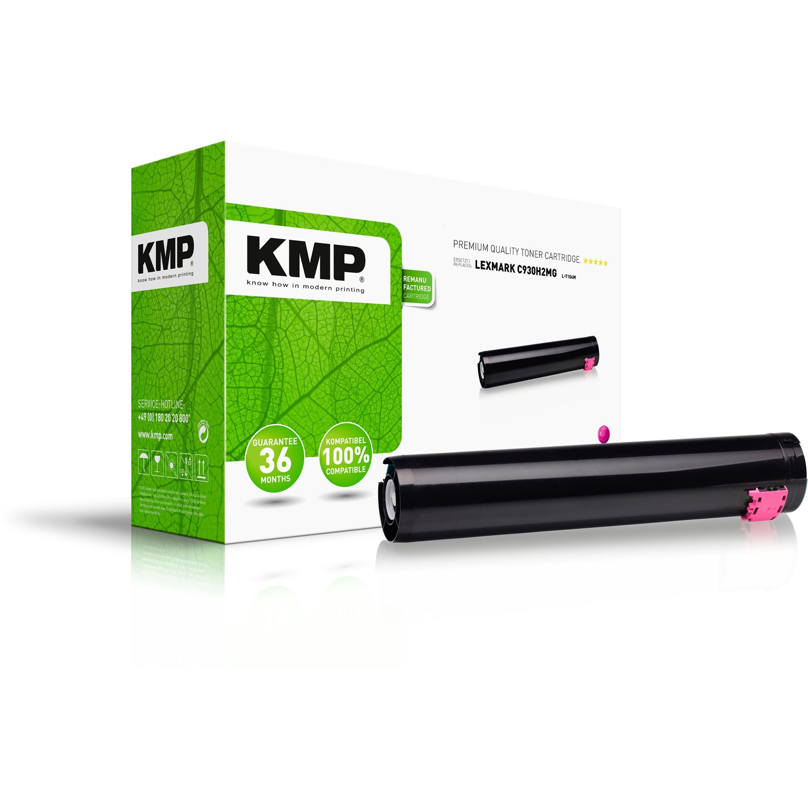 KMP L-T104M kompatibilní toner Lexmark C930H2MG, purpurový