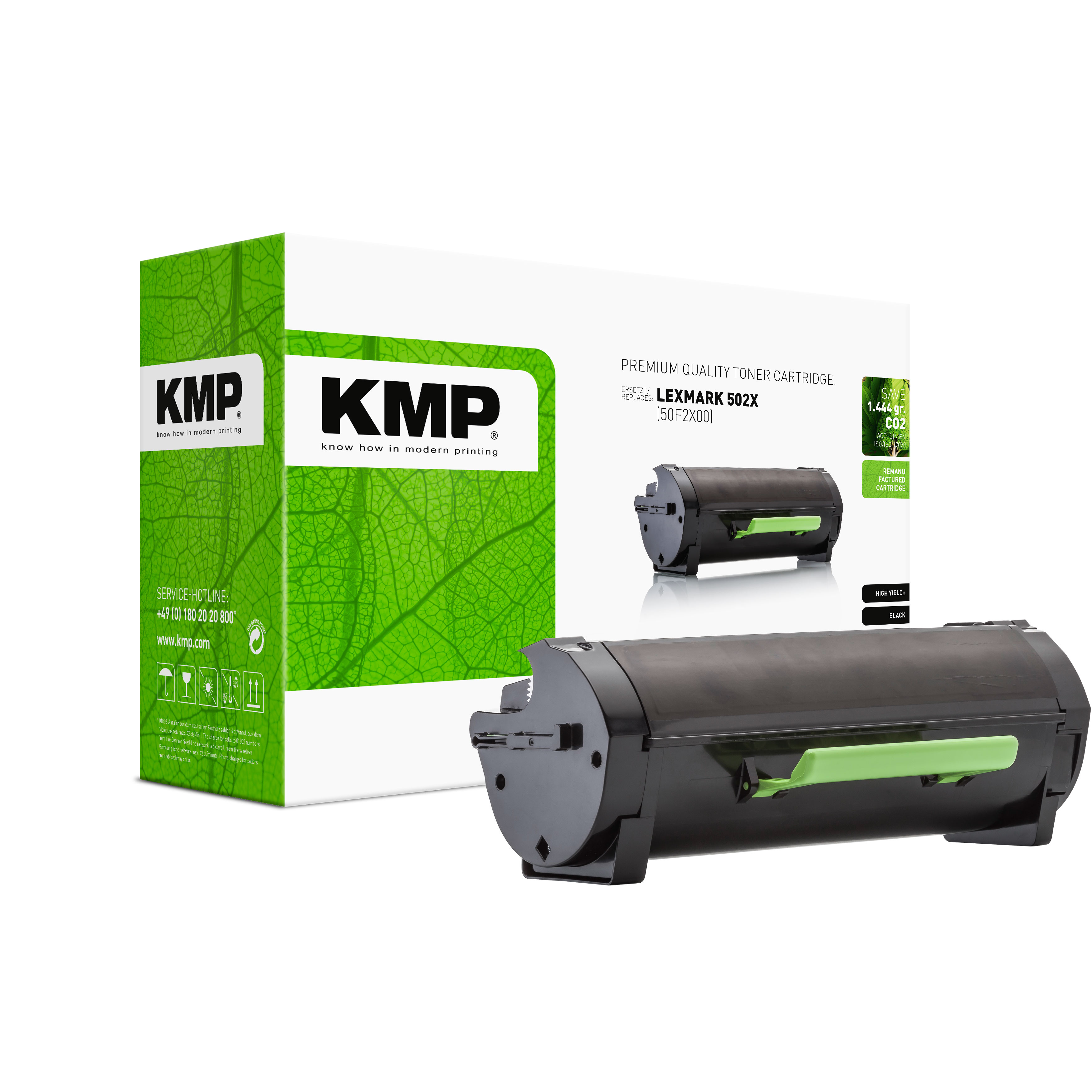 KMP L-T49 kompatibilní toner Lexmark 502X (50F2X00), černý