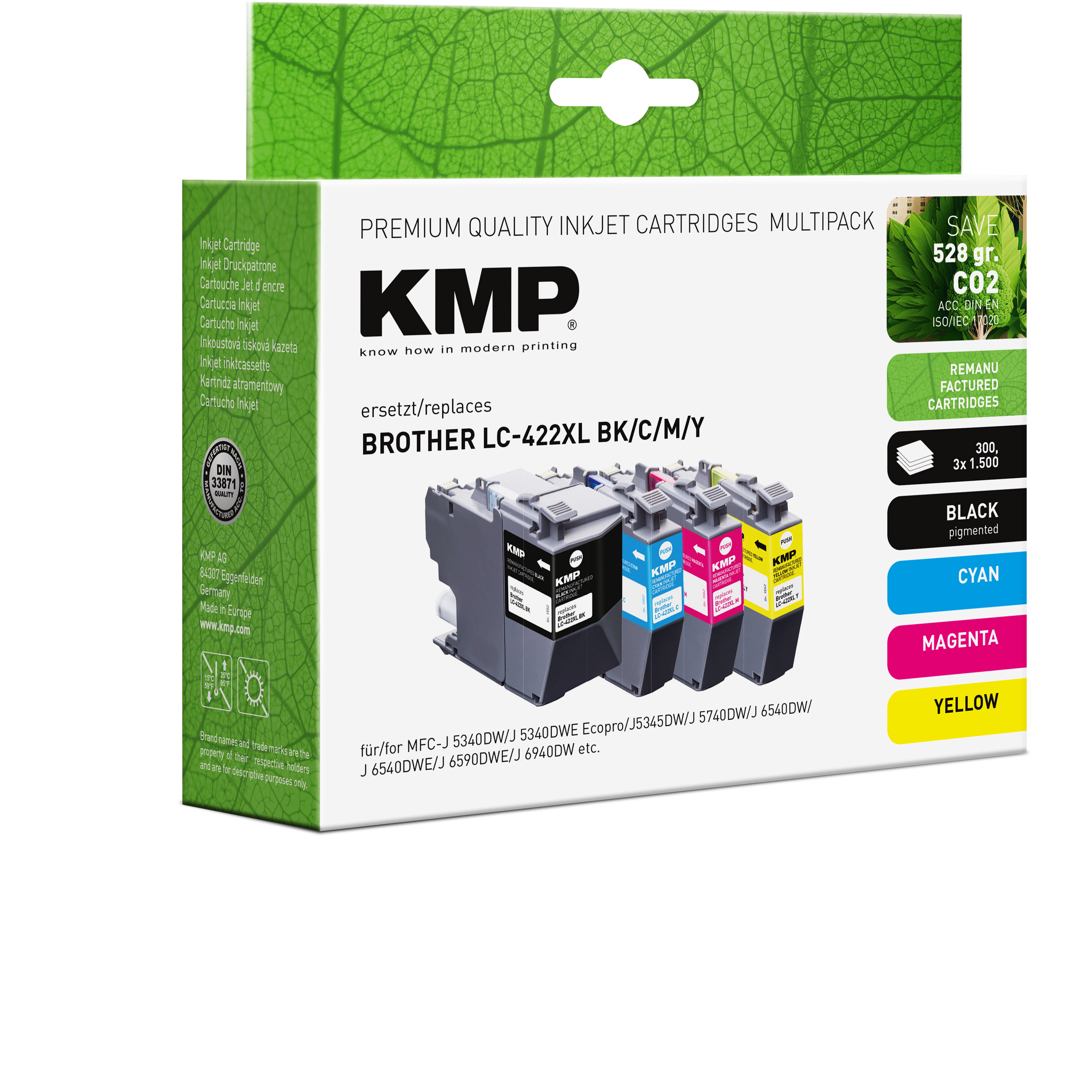 KMP B108V kompatibilní inkoustová kazeta Brother LC-42XLBK, black