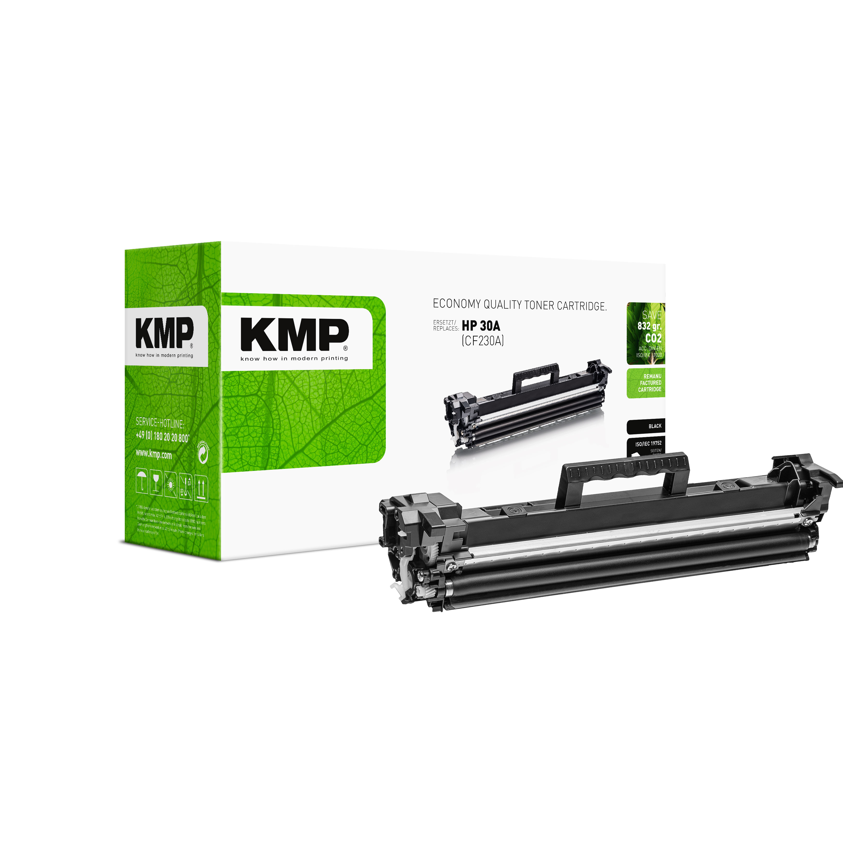KMP H-T251A kompatibilní toner HP 30A (CF230A), černý