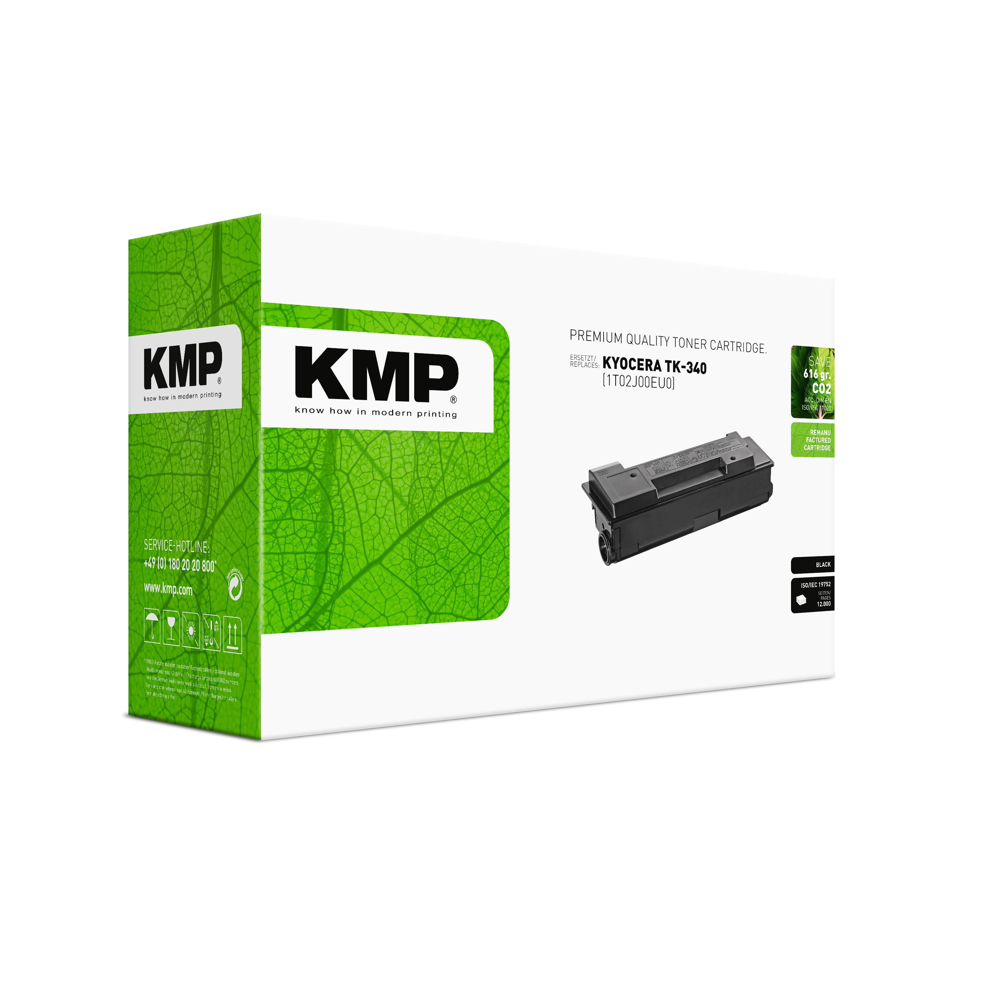 KMP K-T21 kompatibilní toner Kyocera TK-340, black