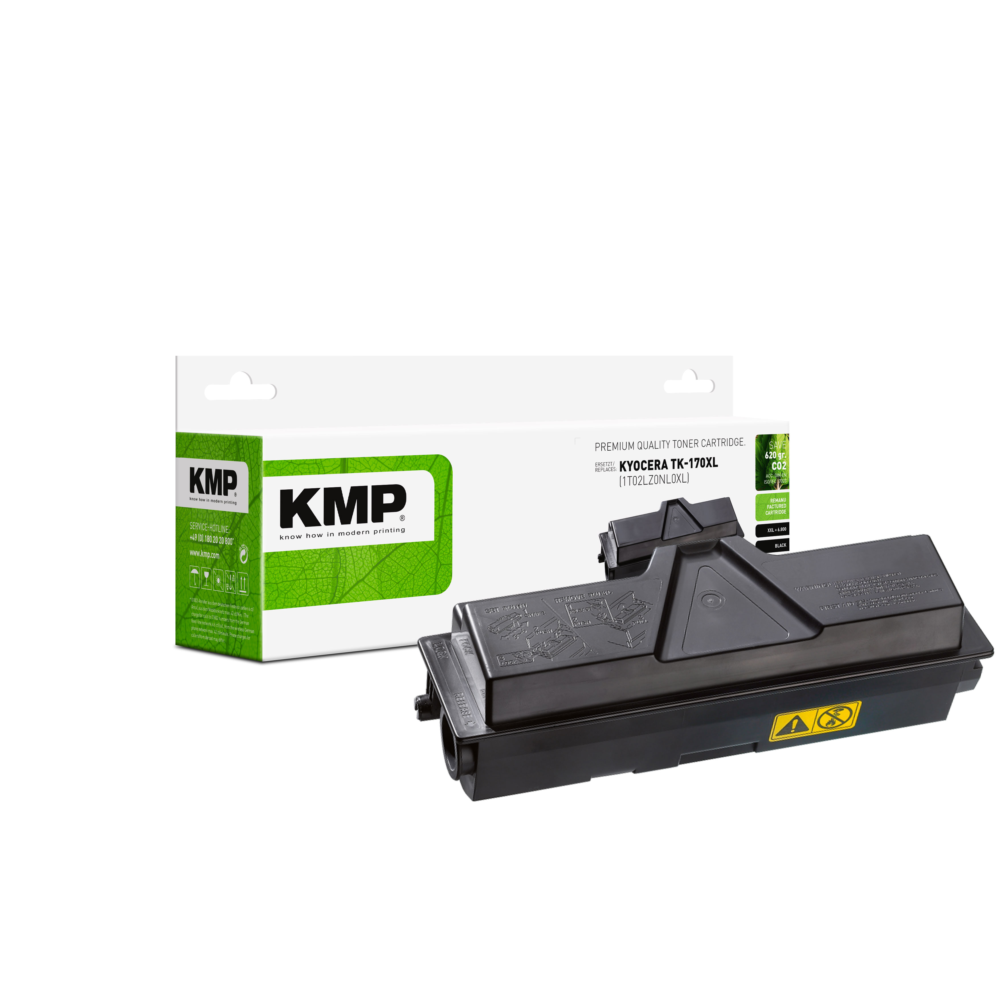 KMP K-T23X kompatibilní toner Kyocera TK170, černý