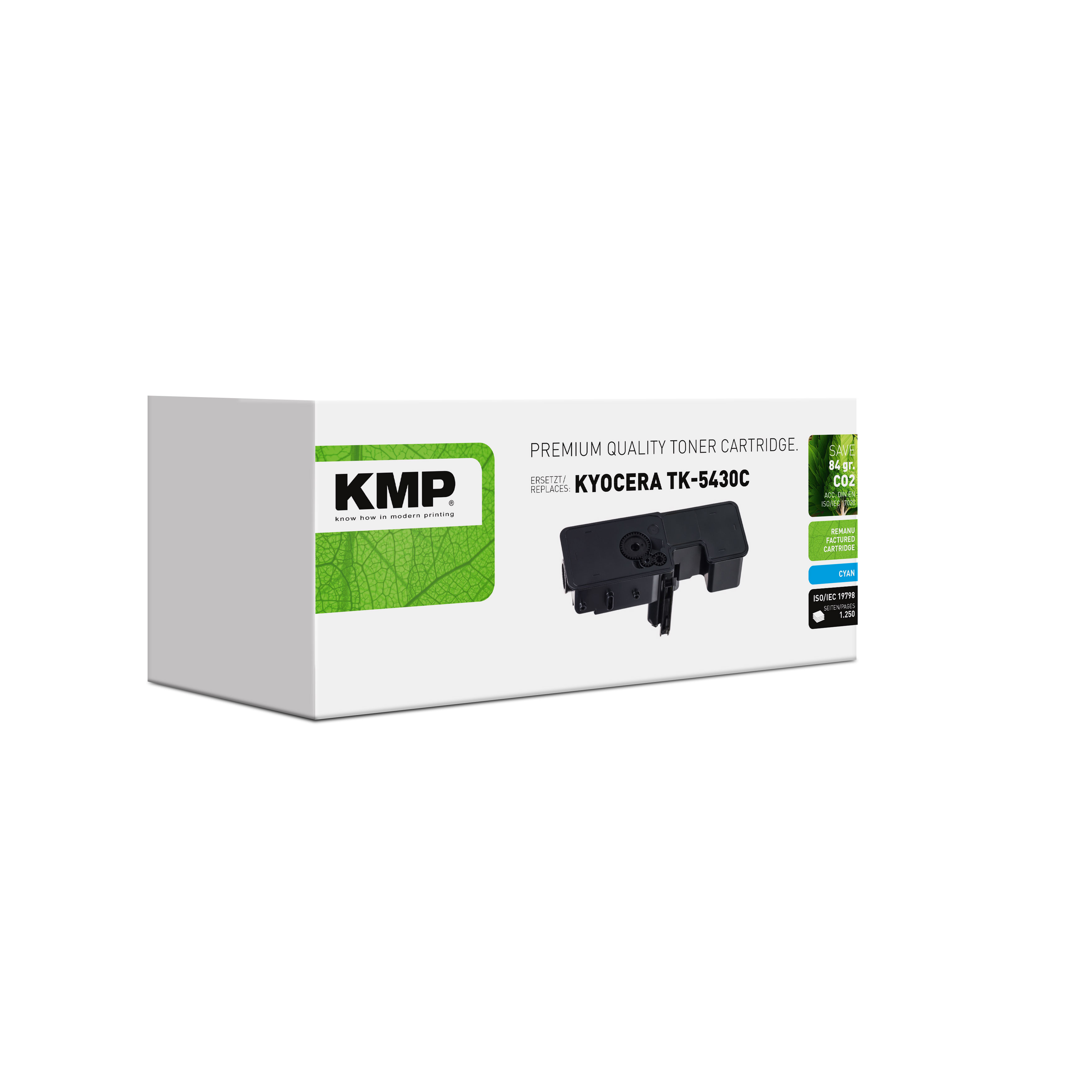 KMP K-T103 kompatibilní toner Kyocera TK-5430C, cyan