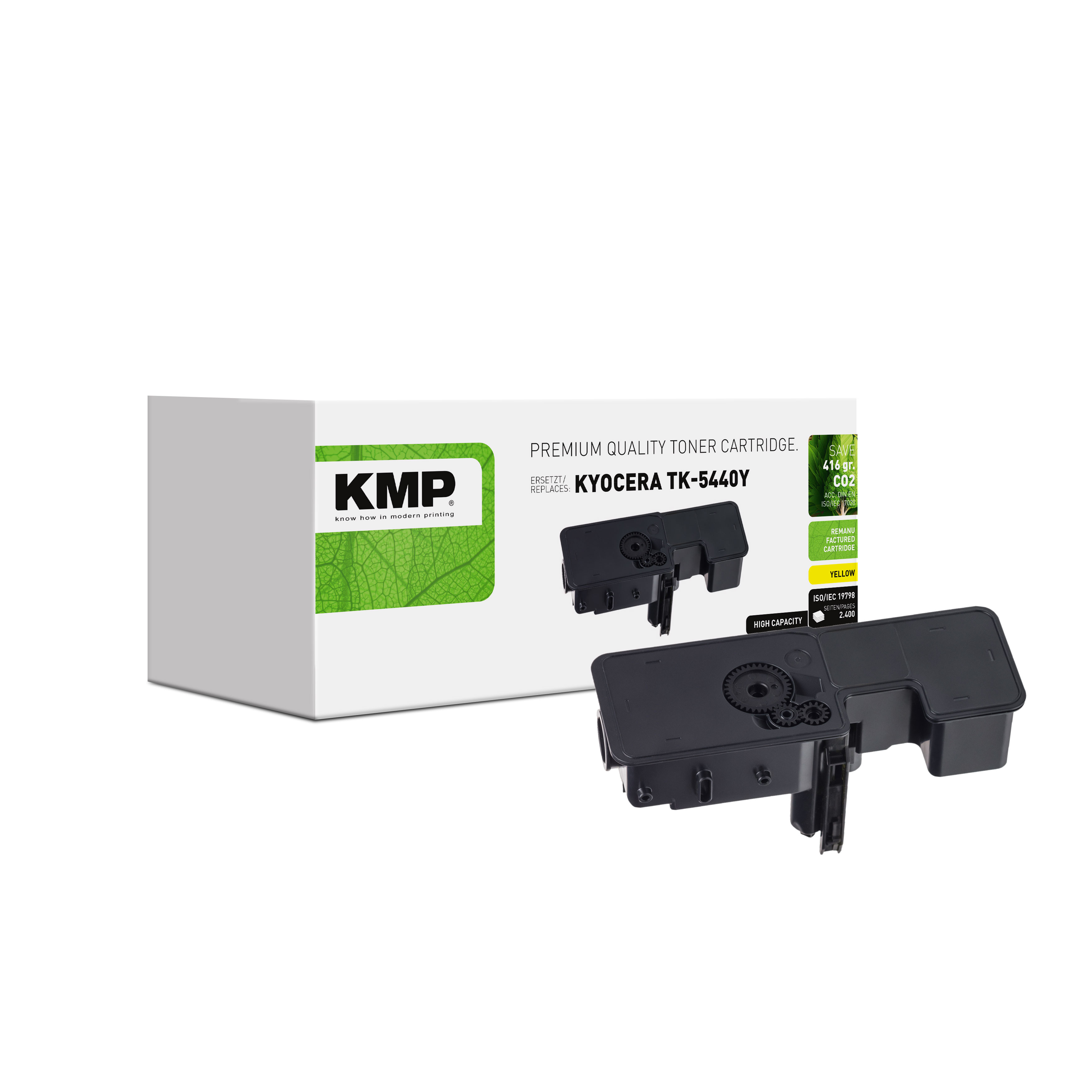 KMP K-T109 kompatibilní toner Kyocera TK5440Y (1T0C0AANL0), žlutý