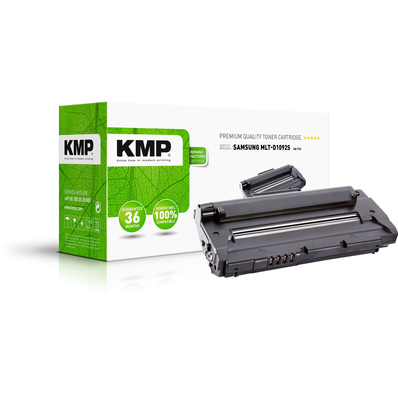 KMP SA-T33 kompatibilní toner Samsung MLT-D1092S, černý