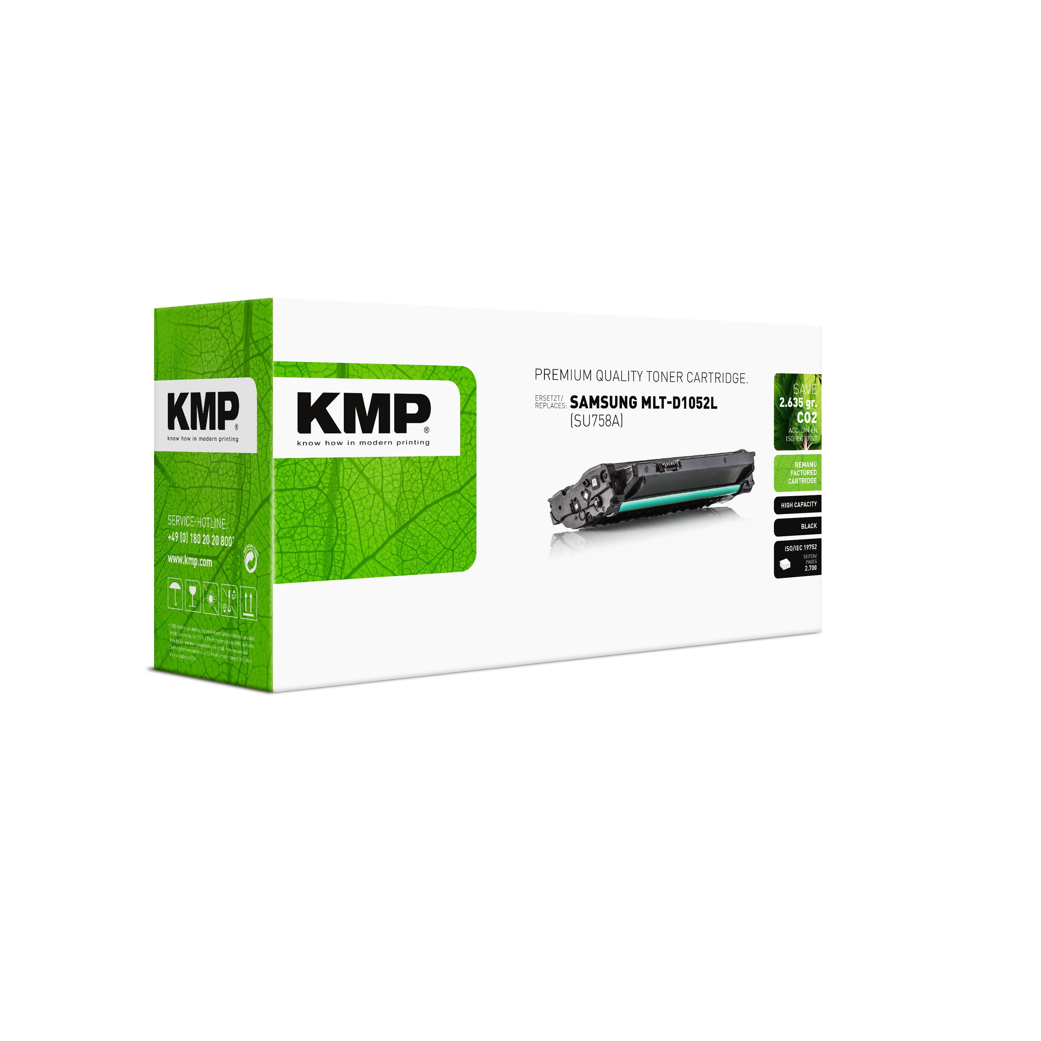 KMP SA-T44 kompatibilní toner Samsung MLT-D1052L, black