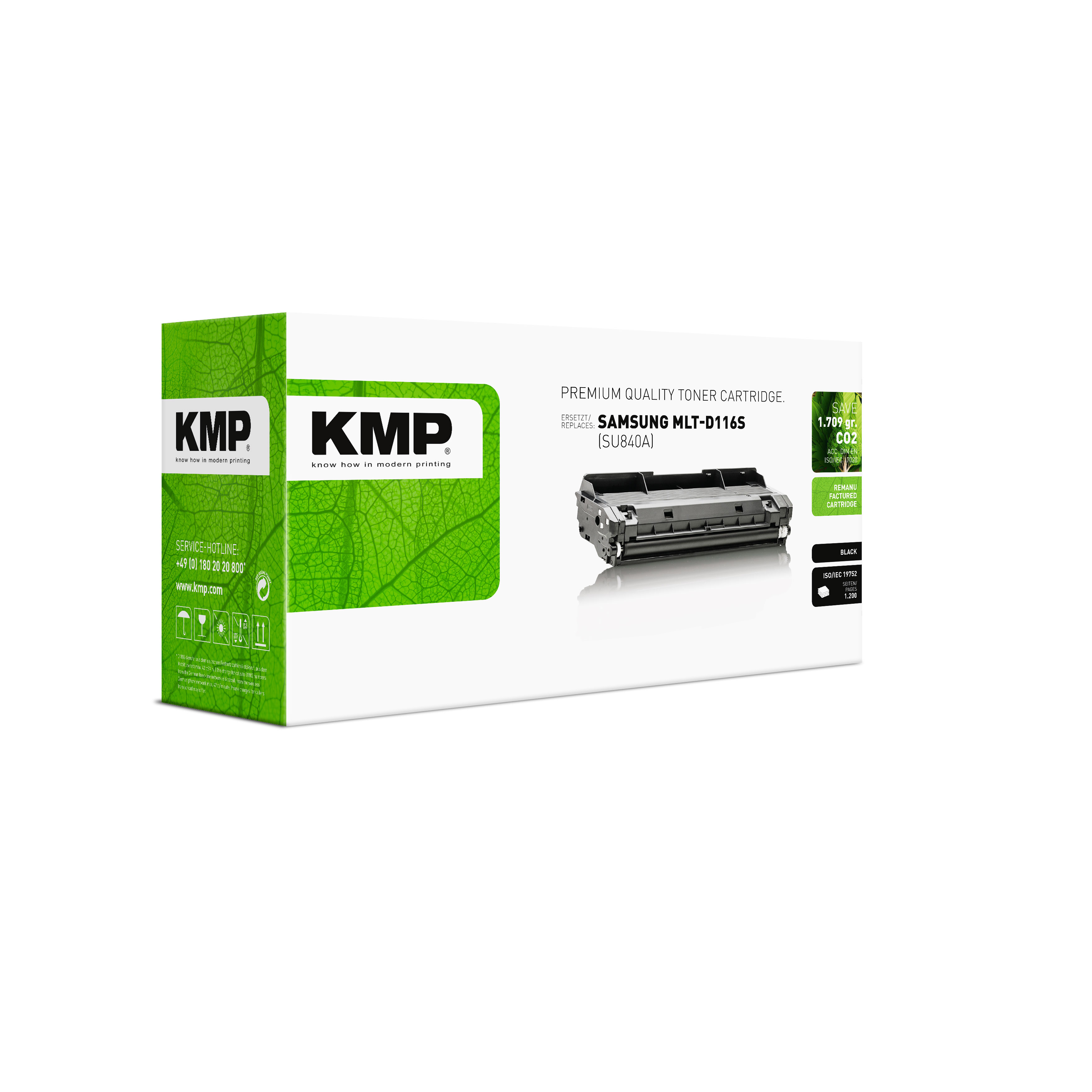 KMP SA-T84 kompatibilní toner Samsung MLT-D116S, black