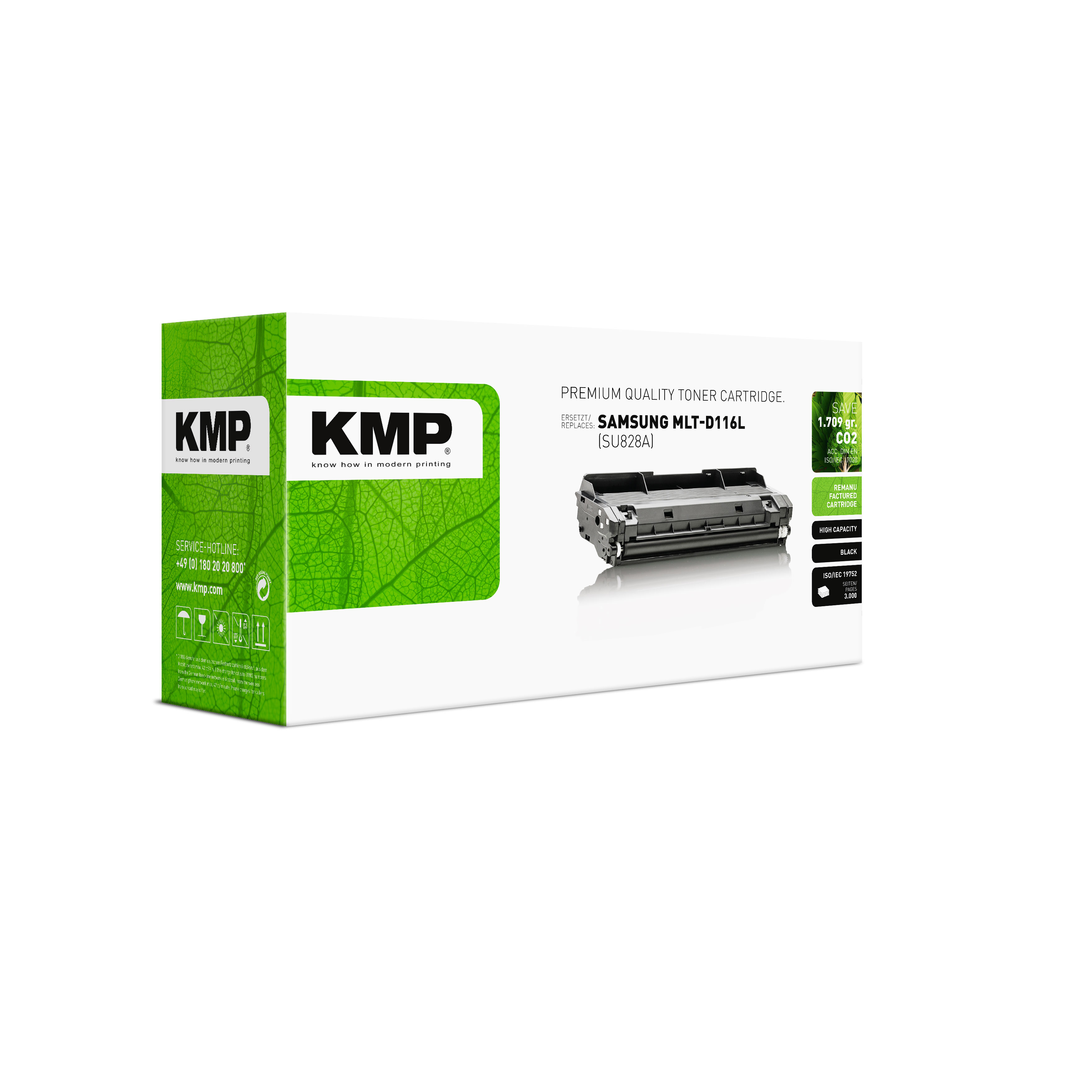 KMP SA-T68 kompatibilní toner Samsung MLT-D116L, black