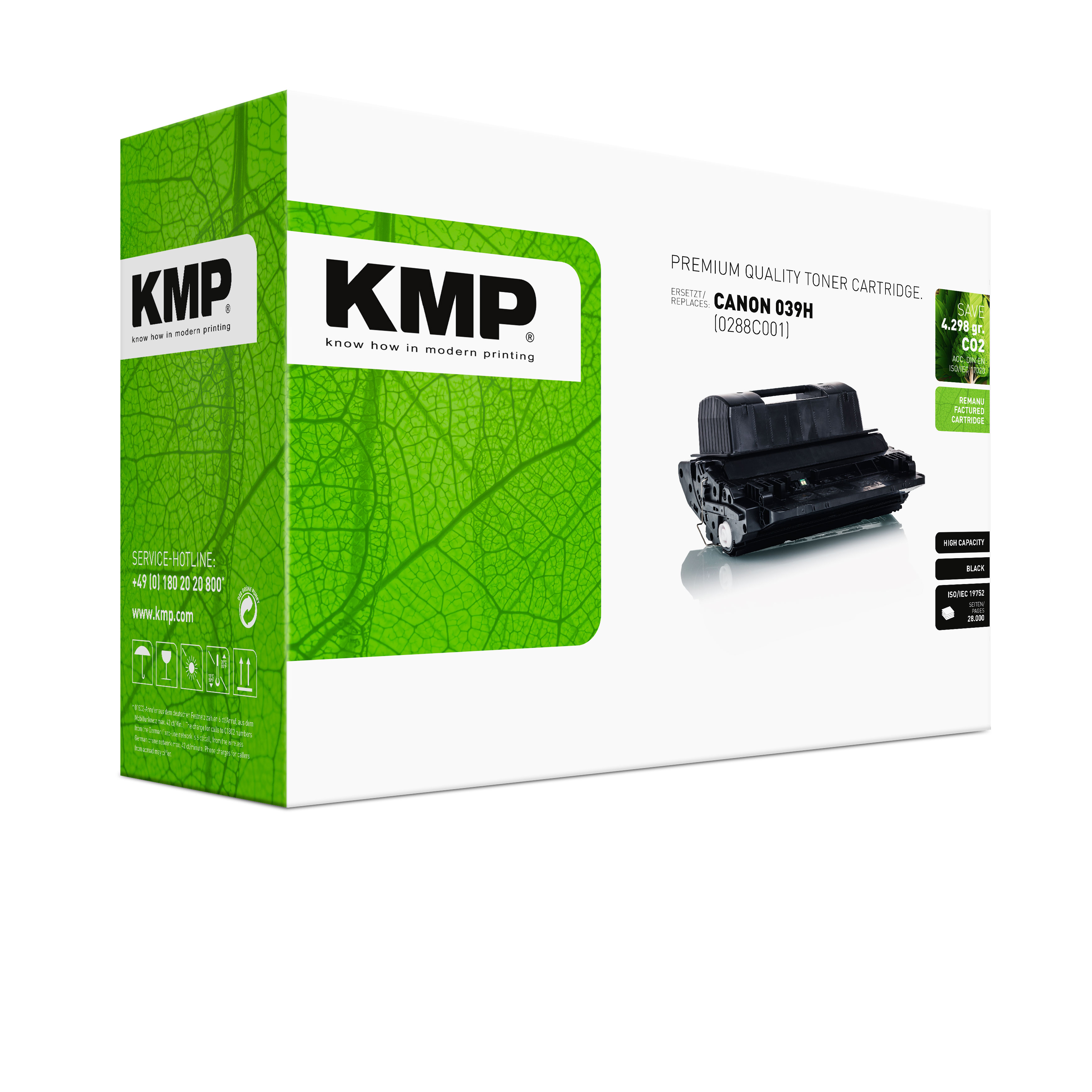 KMP C-T37X kompatibilní toner Canon 039H, black