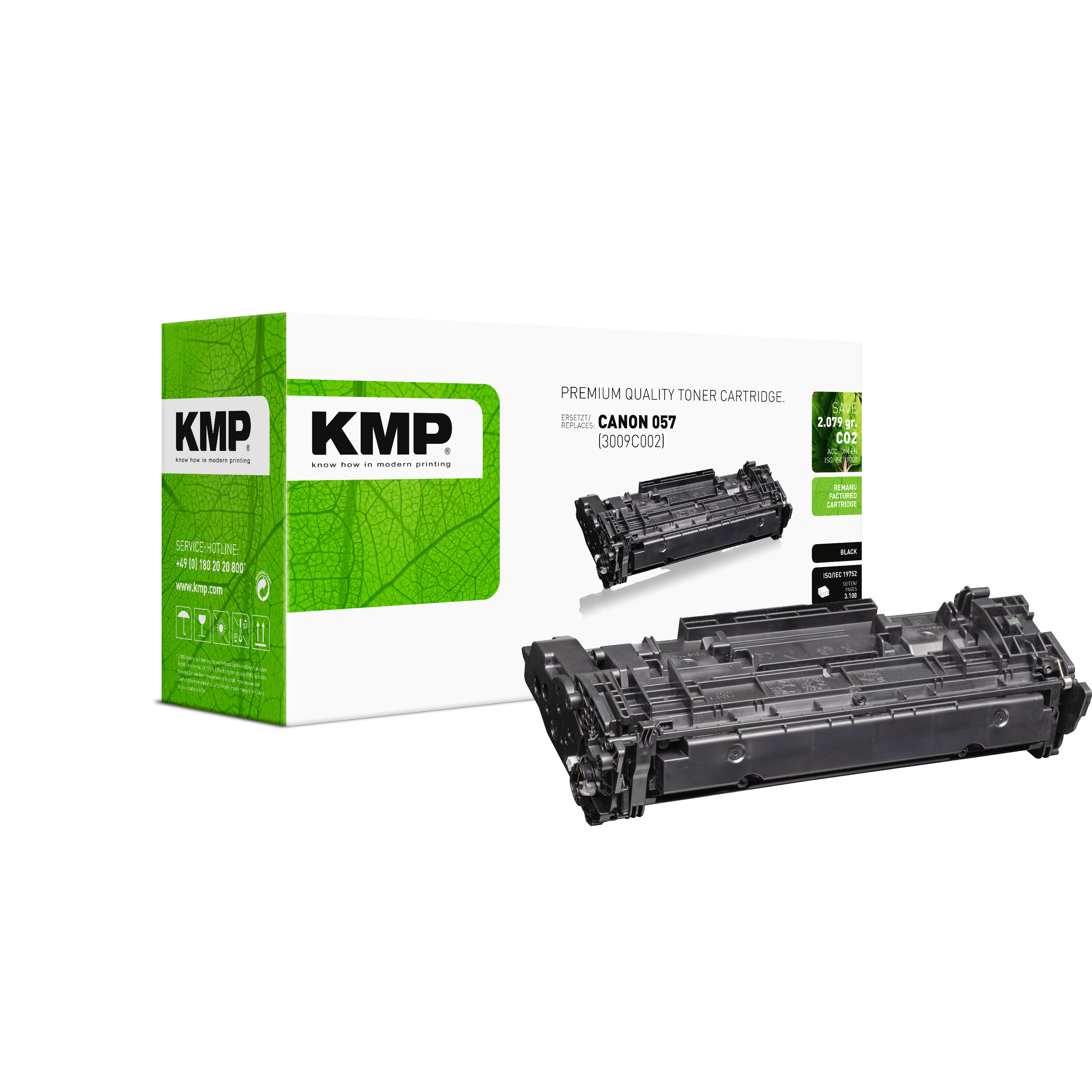 KMP C-T200A kompatibilní toner Canon 057 3009C002, černý