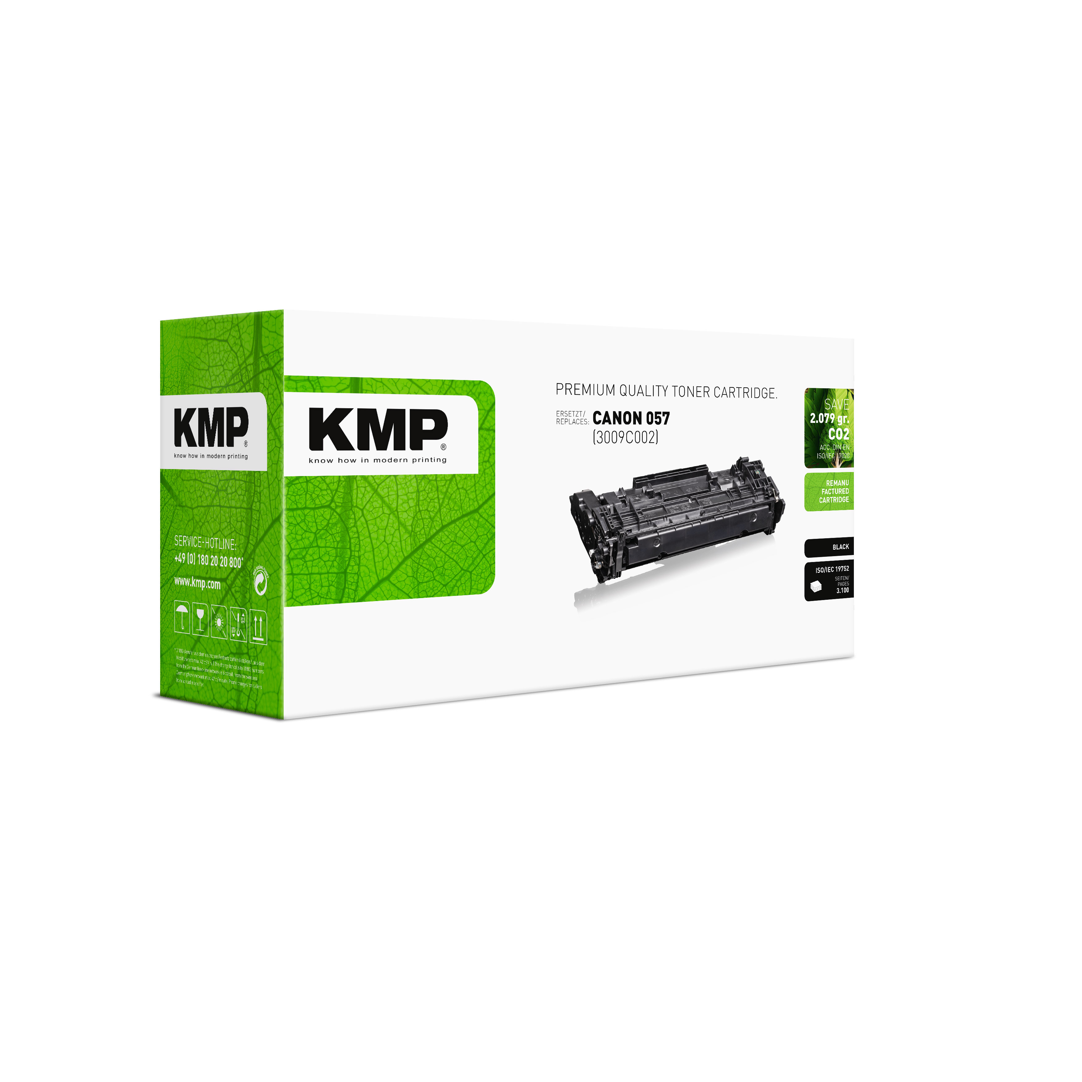 KMP C-T200A kompatibilní toner Canon 057, black