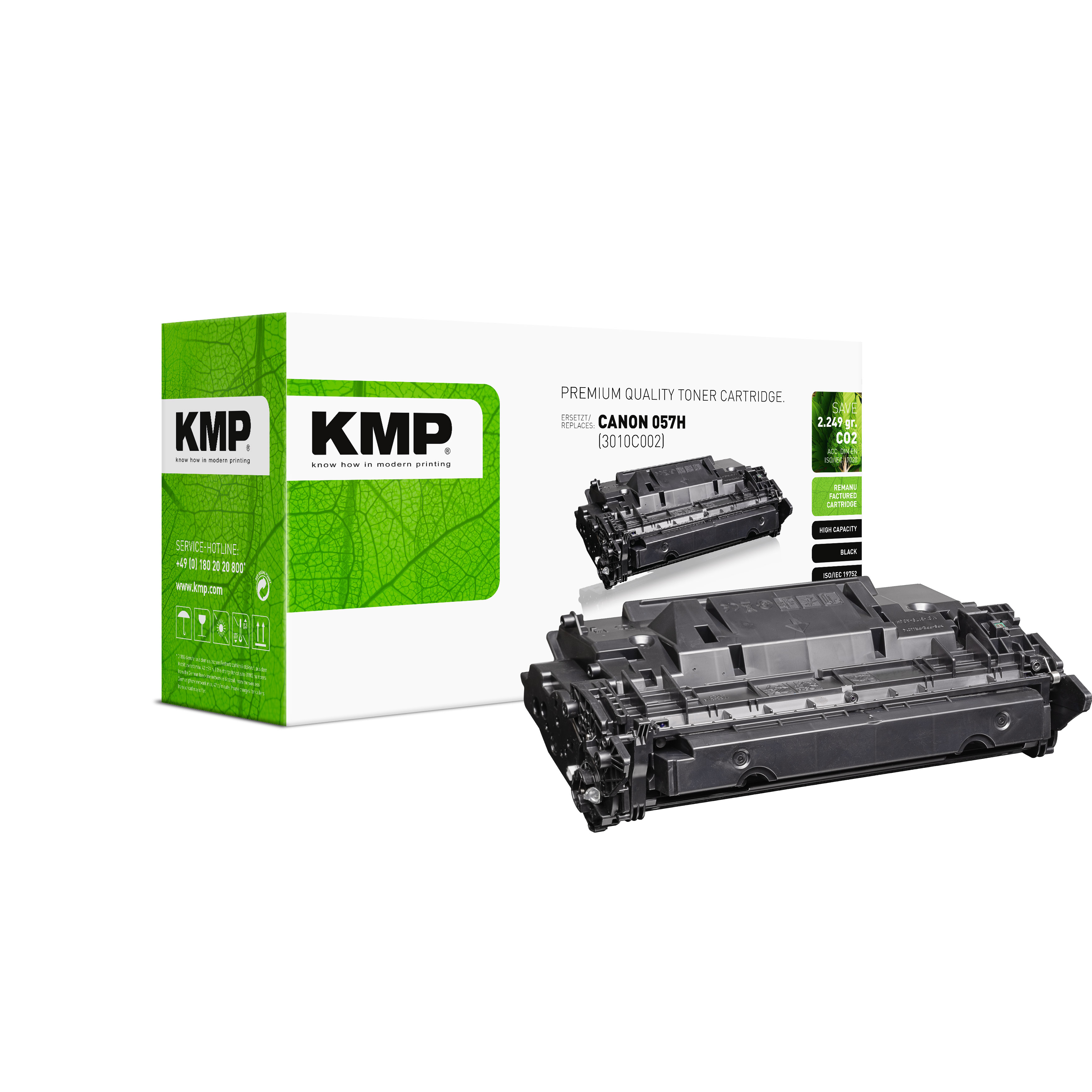 KMP C-T200X kompatibilní toner Canon 057H 3010C002, černý
