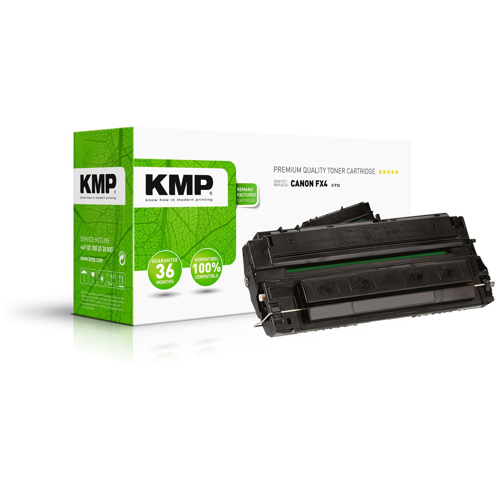 KMP C-T12 kompatibilní toner Canon FX4, černý