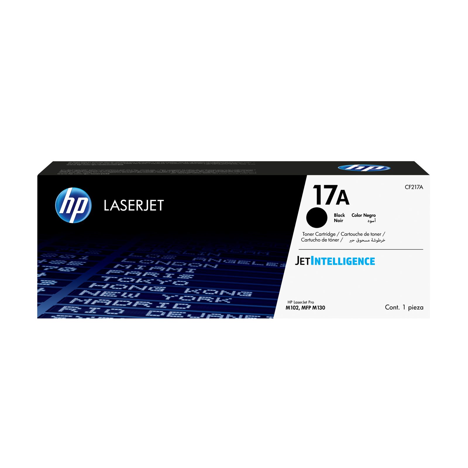 Originální toner HP 17A / CF217A, černý